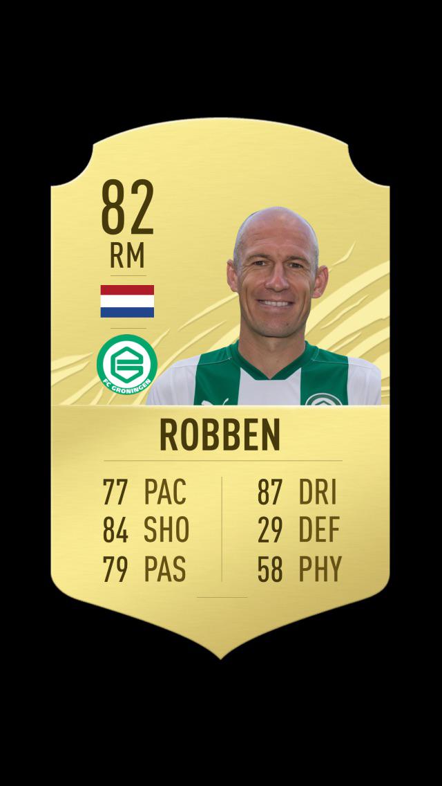 Arjen Robben FIFA 21 card r/fifacardcreators
