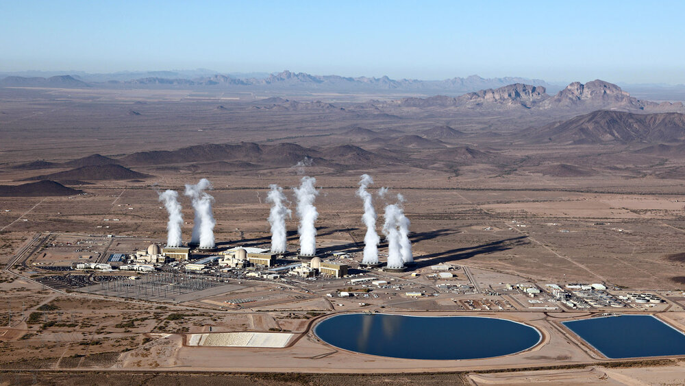 Palo Verde nuclear power plant in Arizona, the only nuclear power plant