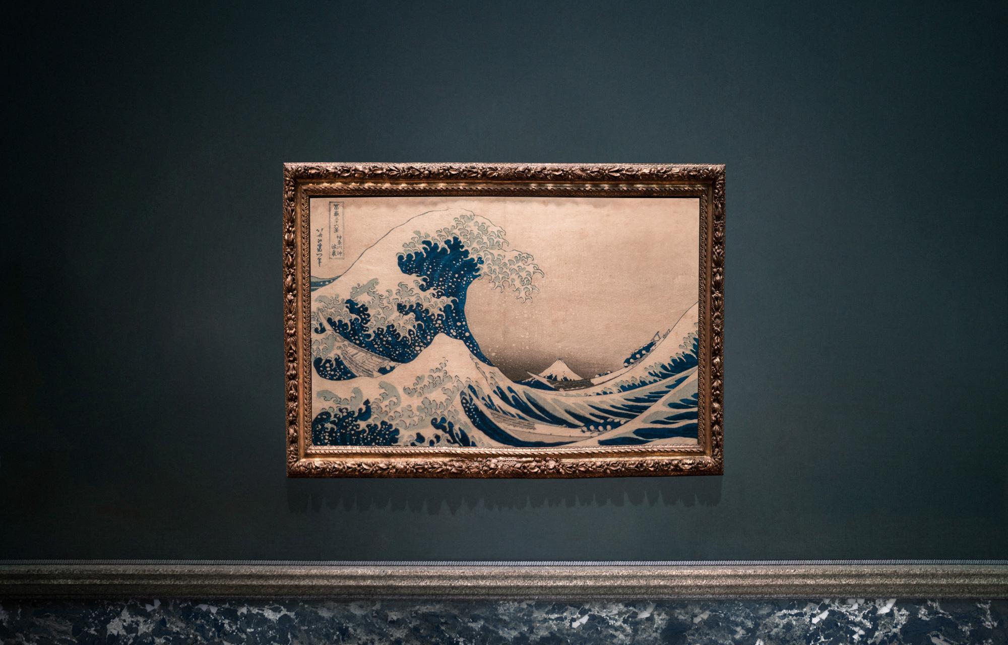 The Great Wave off Kanagawa, Hokusai, Woodblock, 1830 r/Art
