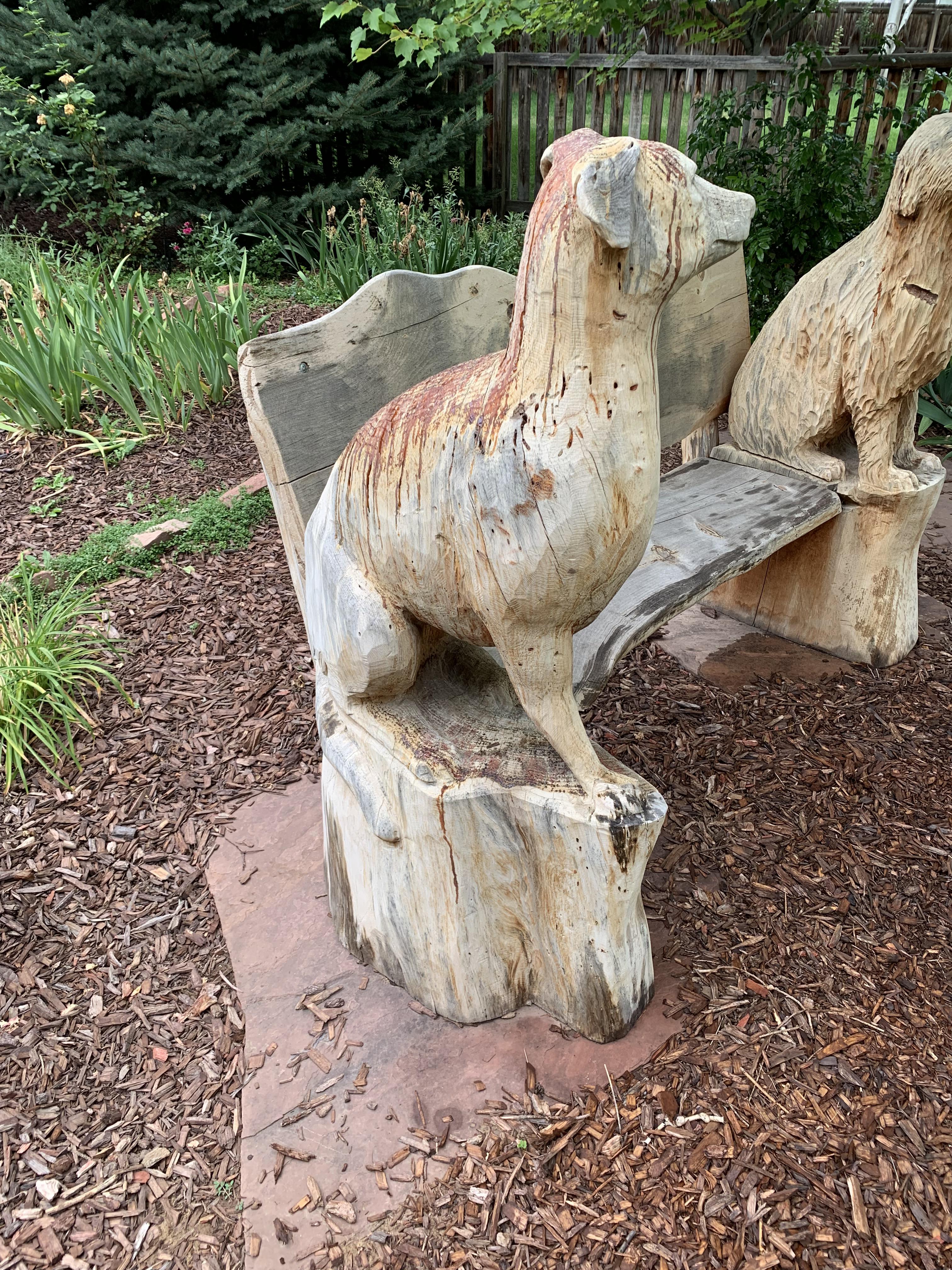 Cleaning and sealing chainsaw sculpture? It was a gift and we want to
