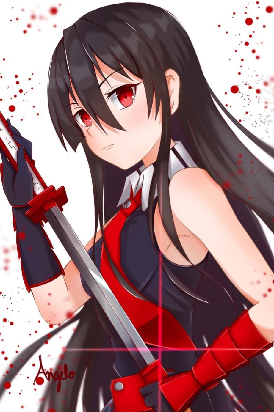 Here's my fan art of Akame! Hope you guys like it😀