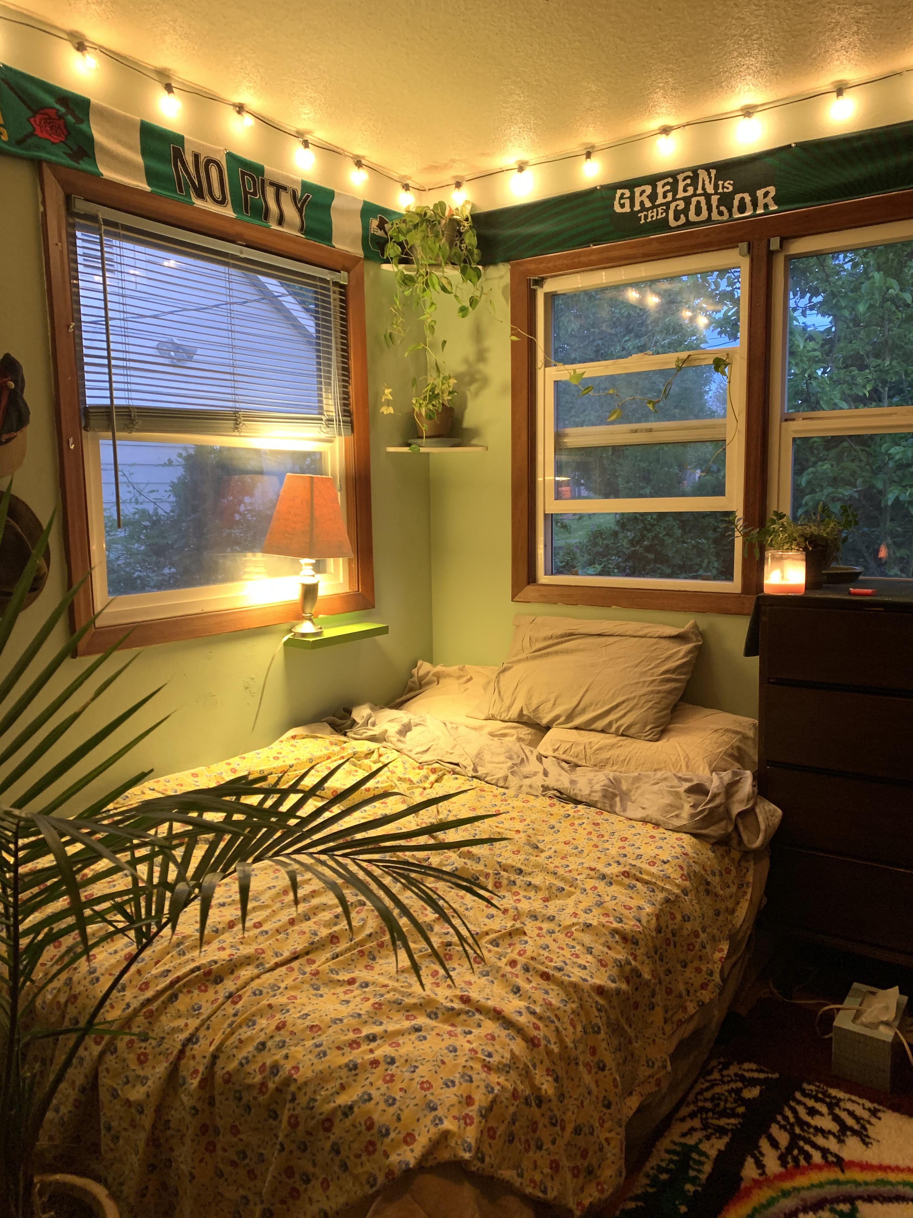 My newly redecorated bedroom corner CozyPlaces