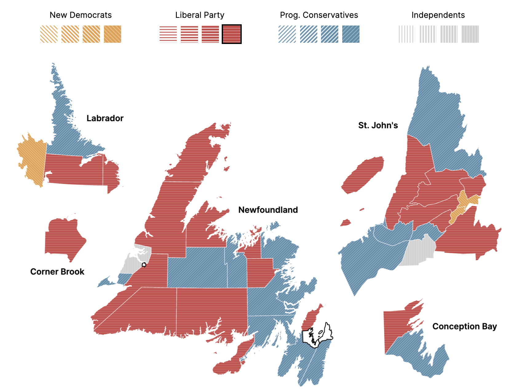 A Newfoundland and Labrador Election if it happened today (full results