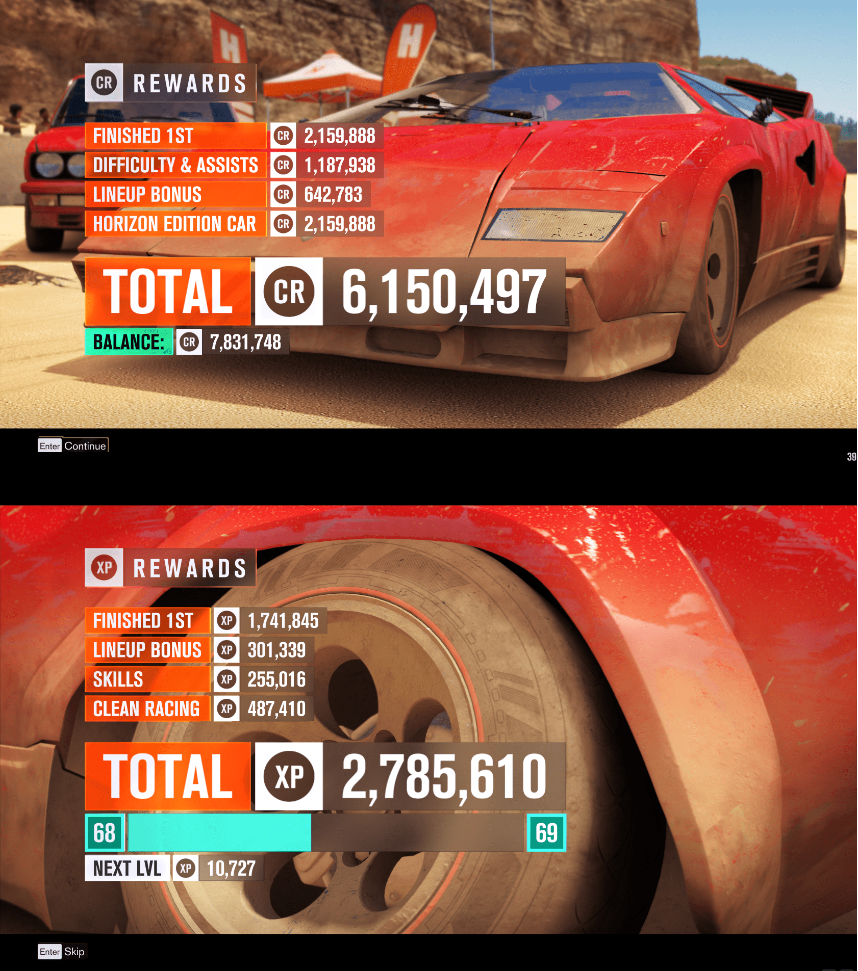 I did 50 laps of Goliath on Forza Horizon 3......took me a 10 hours don't know if i'm crazy or