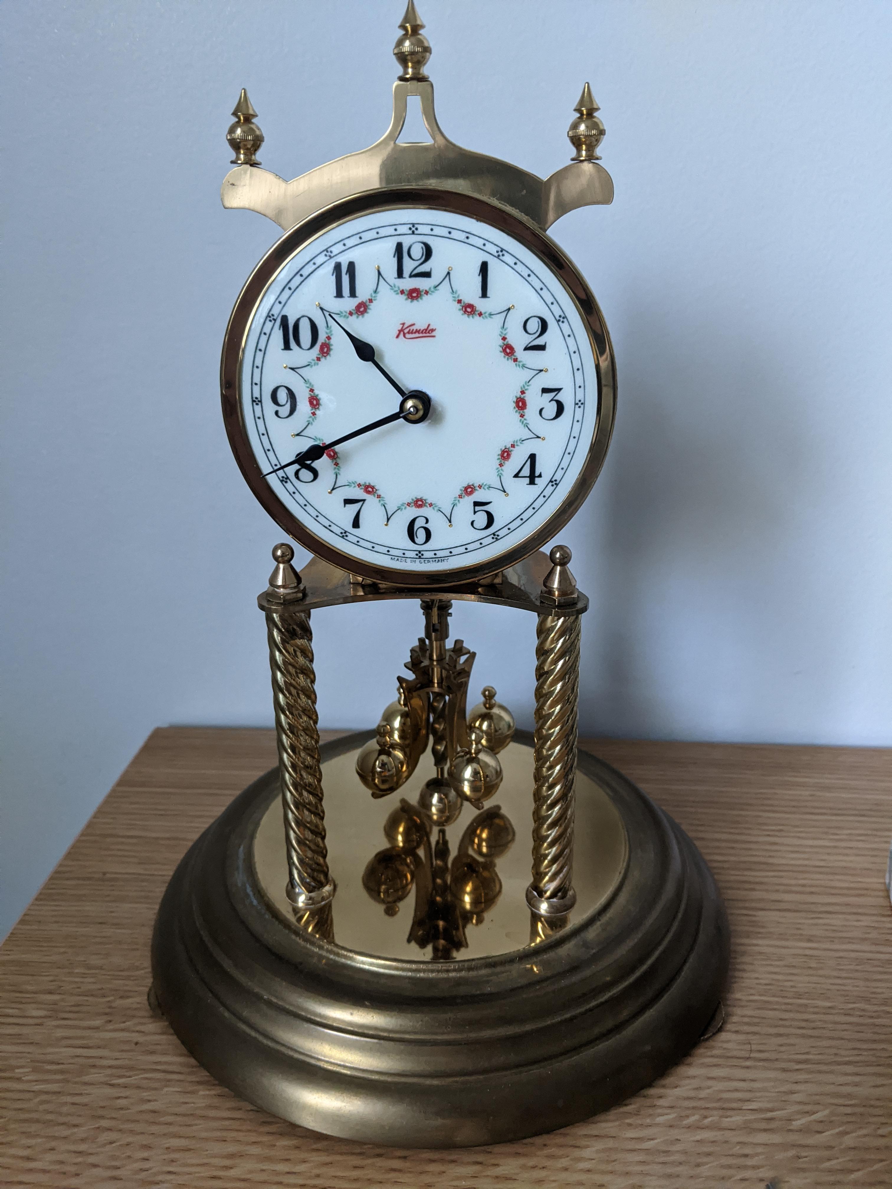 Seeking advice about getting a Kundo 400day clock to run. It was given