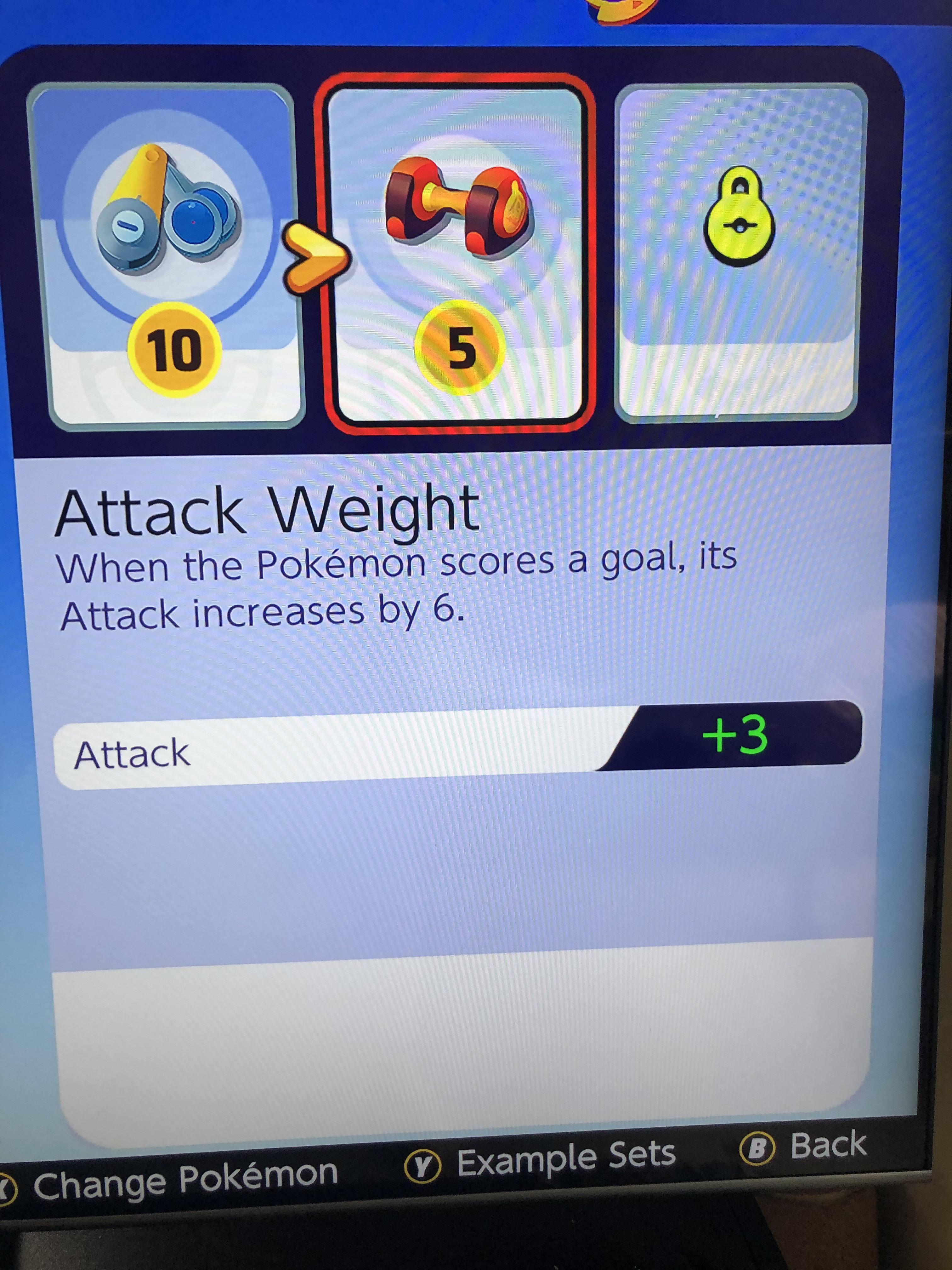 Does attack weight give me a permanent atk buff everytime I score or is