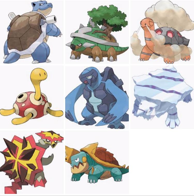 we will never have one generation without a turtle pokemon