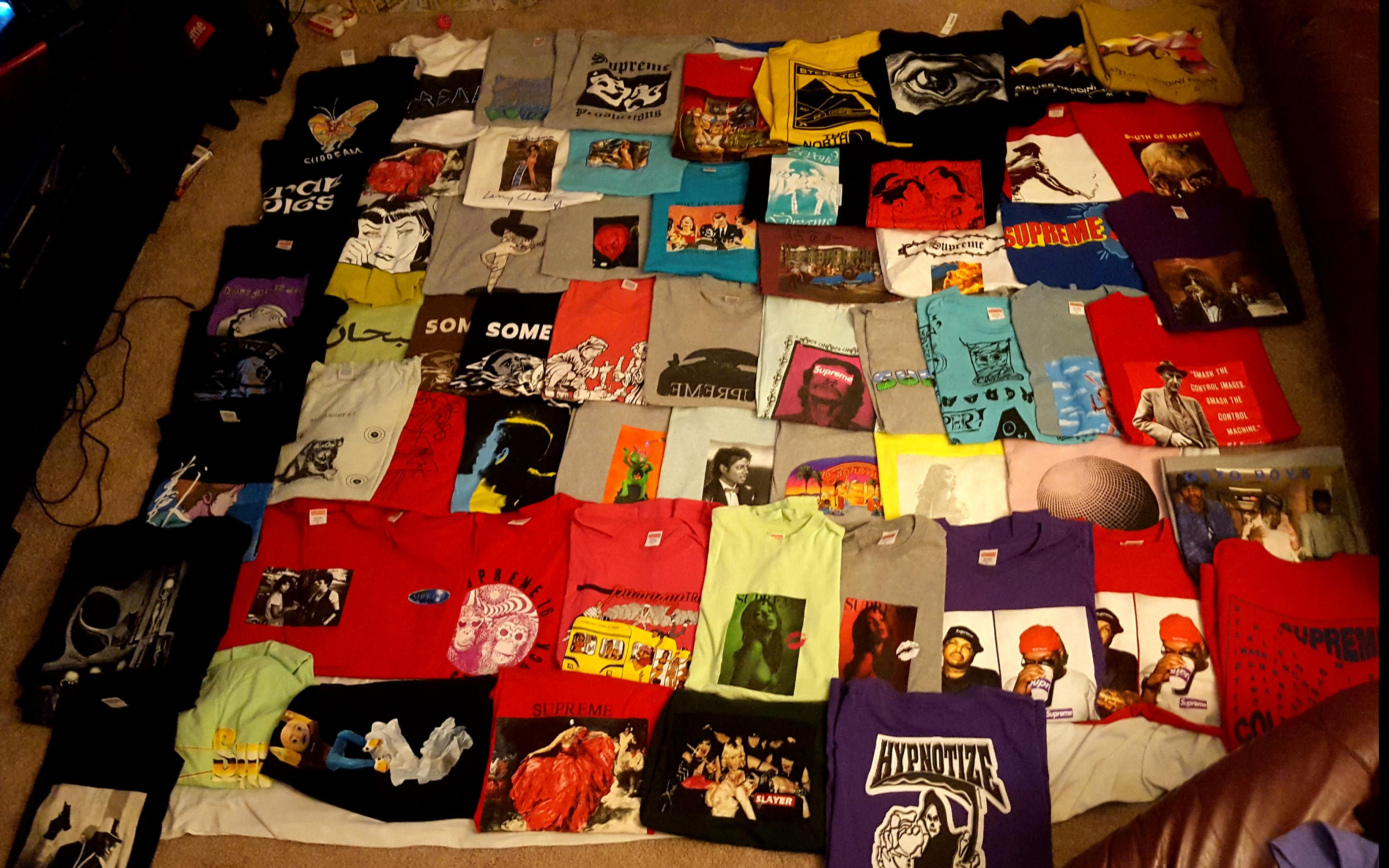 Tee Shirt Collection Updated r/supremeclothing