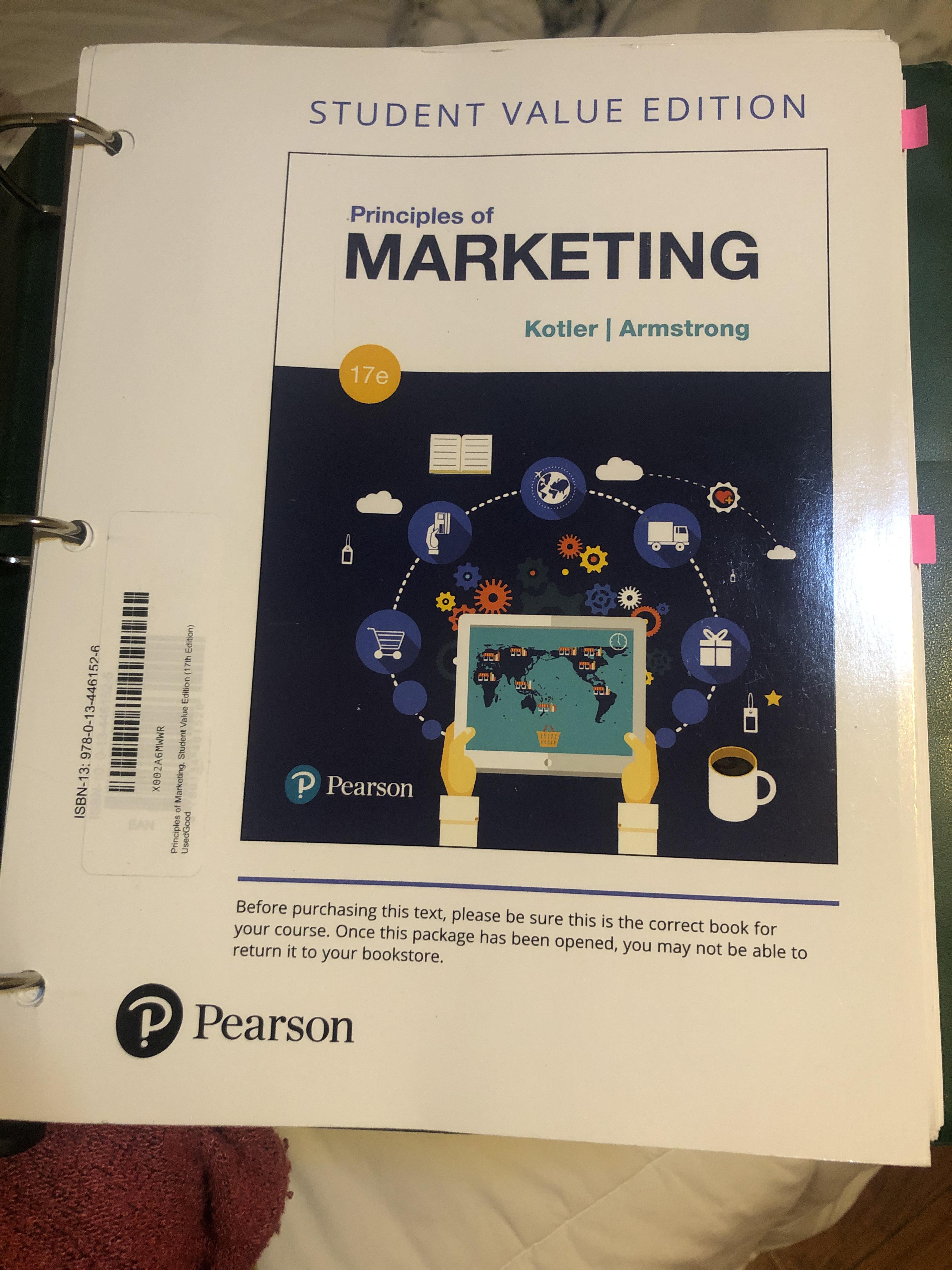 Principles of Marketing (17th Edition) – webuytextbooks