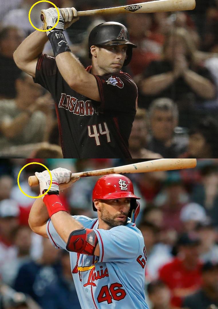 Check out Goldy's OVERSIZED KNOB! I've never noticed this before (other