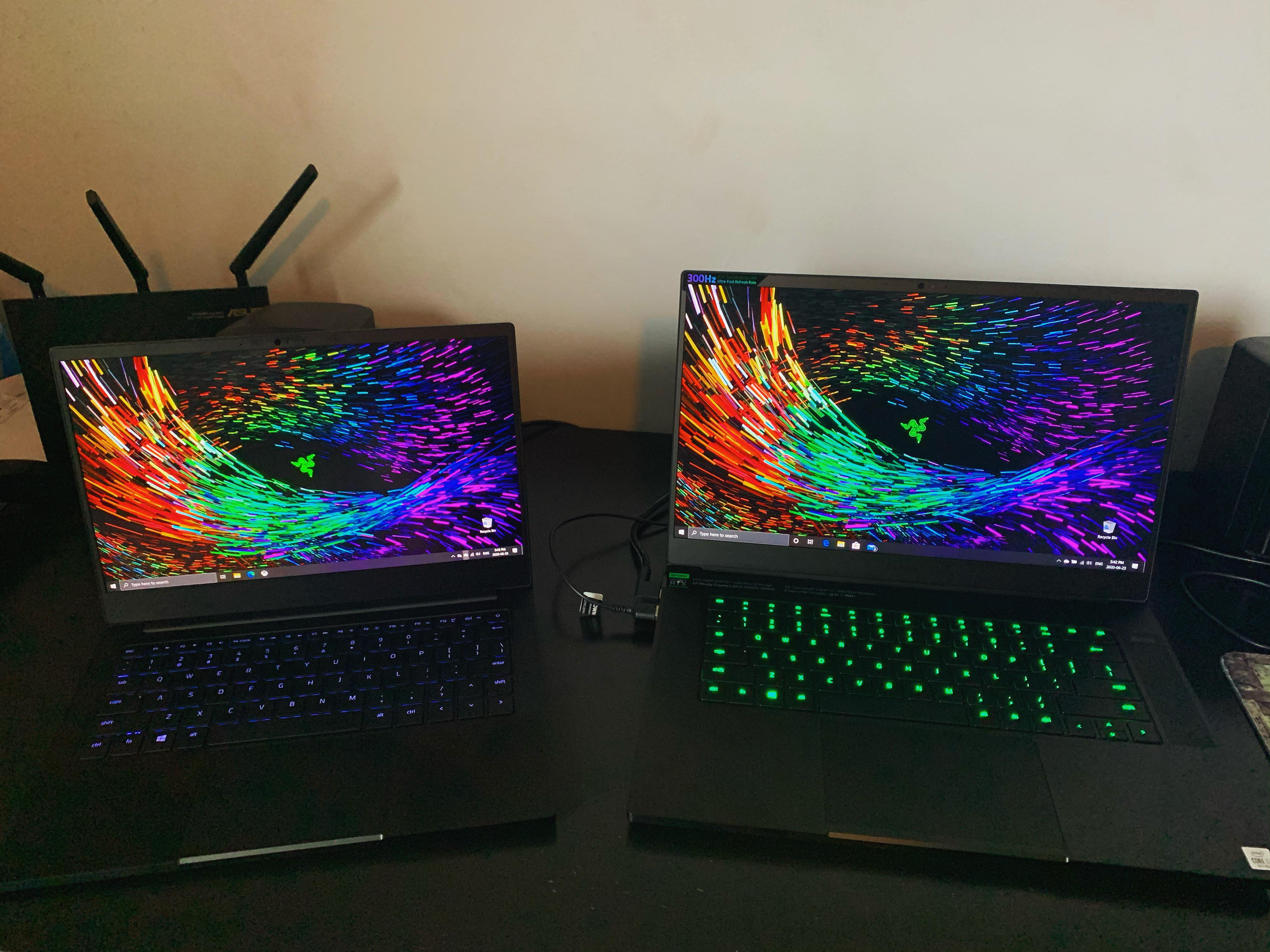 Well my maxed 2020 Razer Blade 15 Advanced Arrived big step up from the