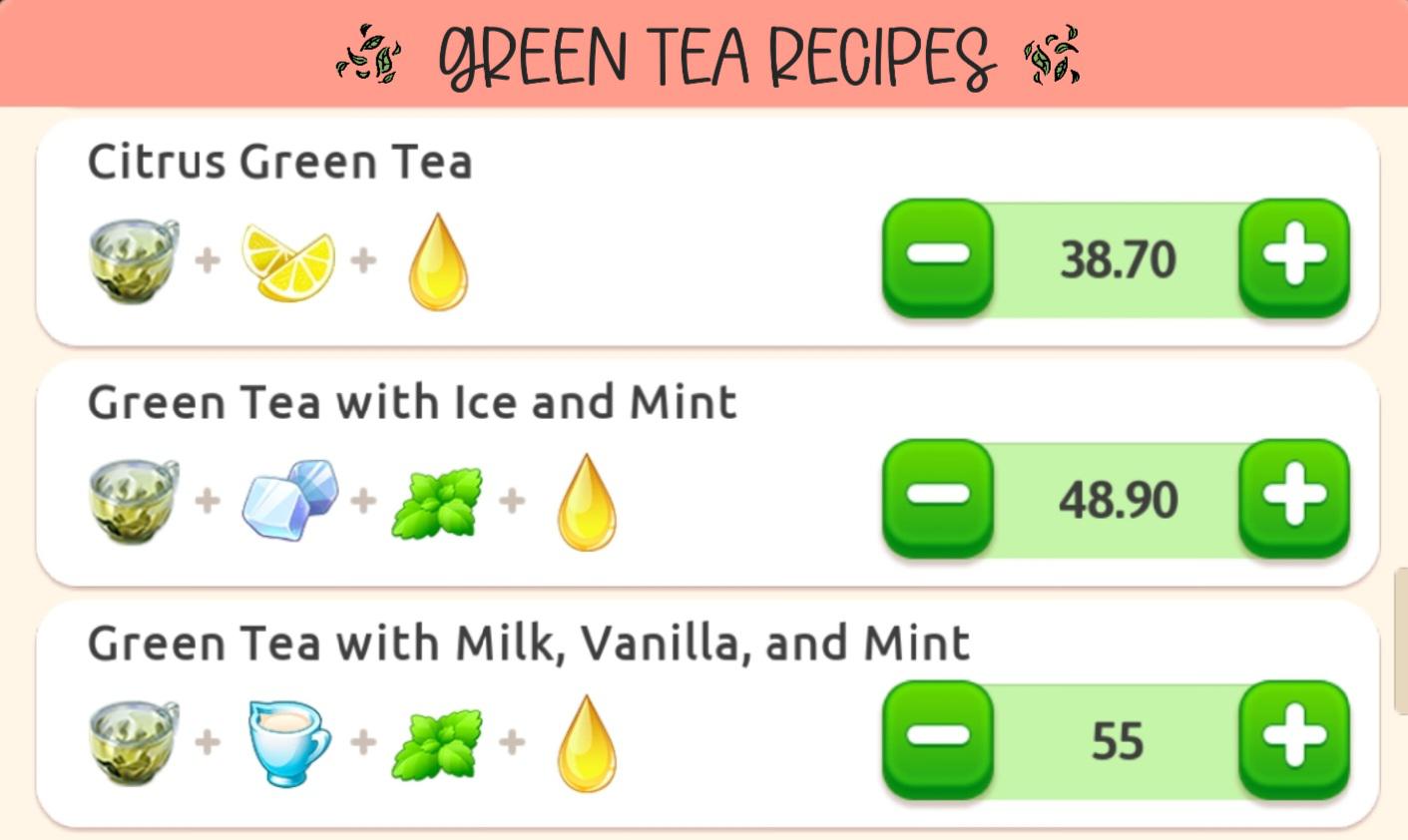 citrus green tea my cafe heeterroegner99