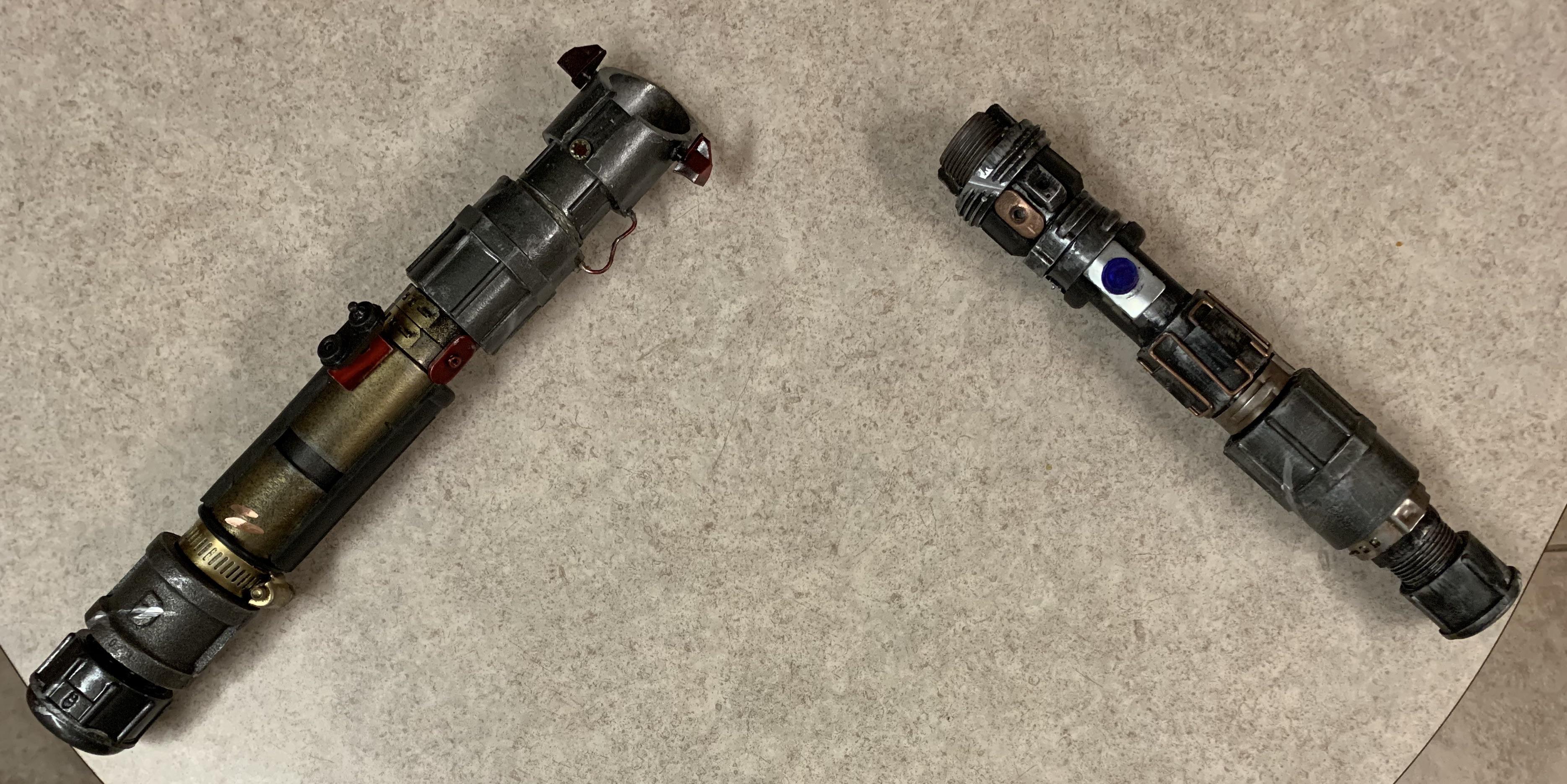 Finished our Home Depot Lightsaber builds last night! r/lightsabers
