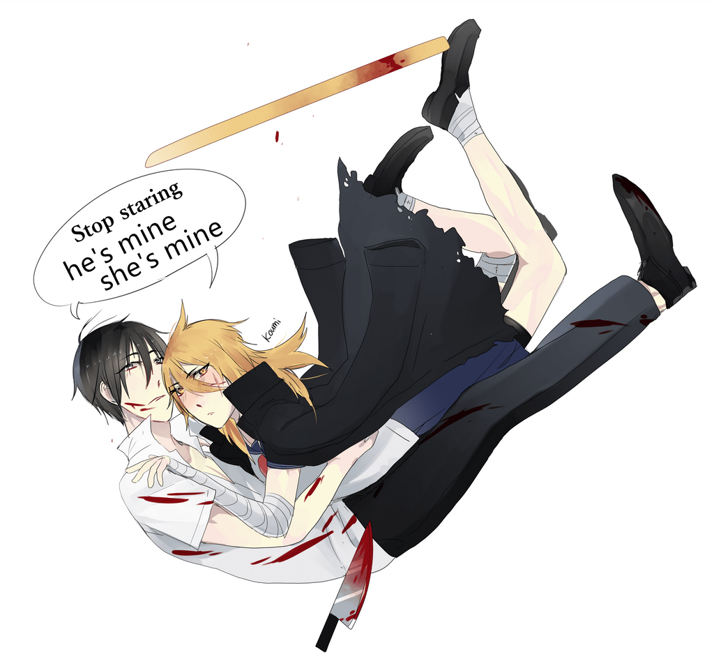 Yandere Kun (Ayato) x Osoro. Being honest I find this ship strangely