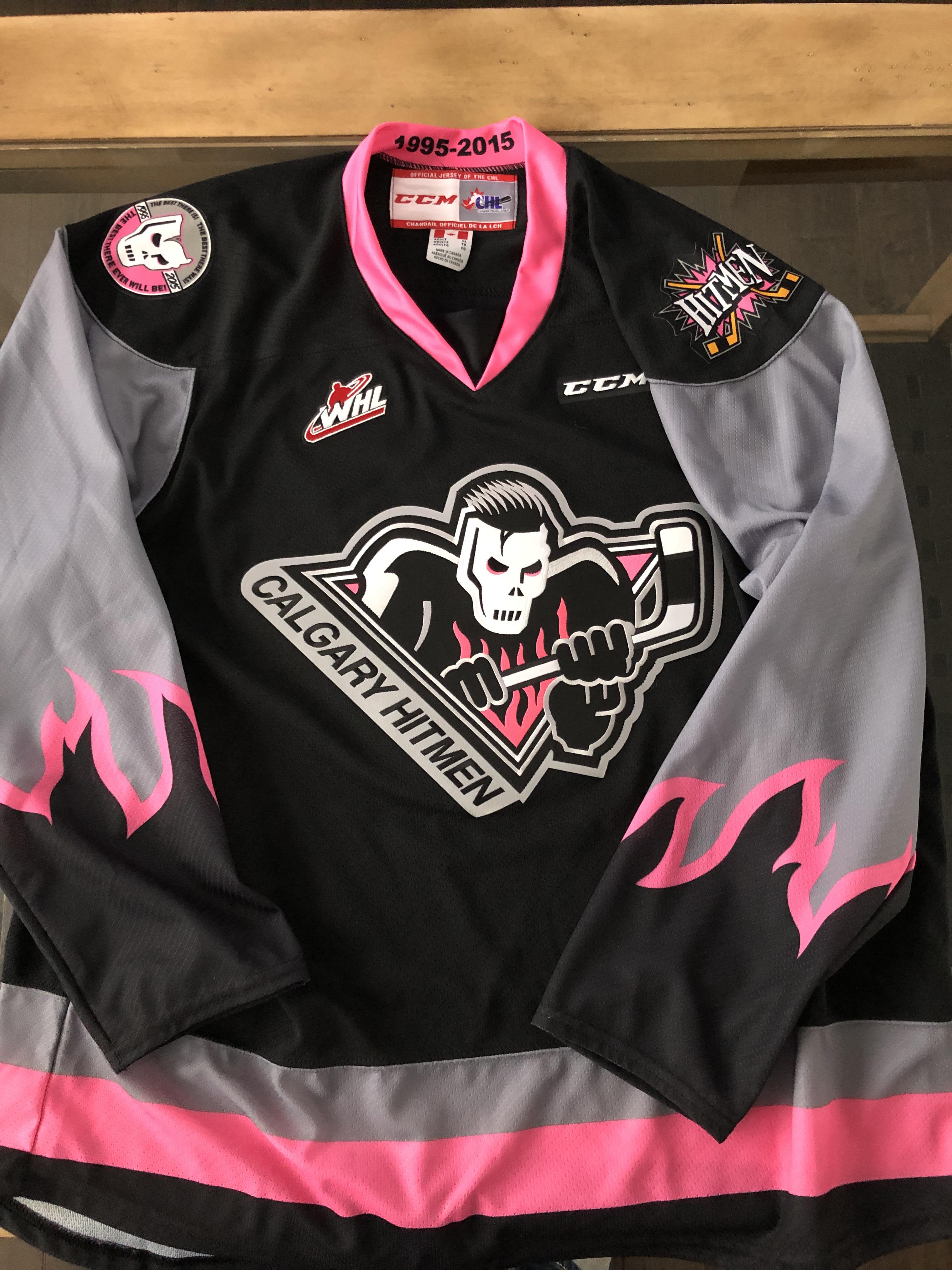 Picked up this Calgary Hitmen 20th anniversary jersey today at a pawn