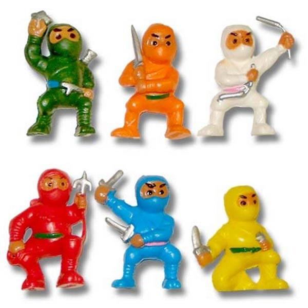 Anyone else remember getting these little ninjas out of the quarter toy