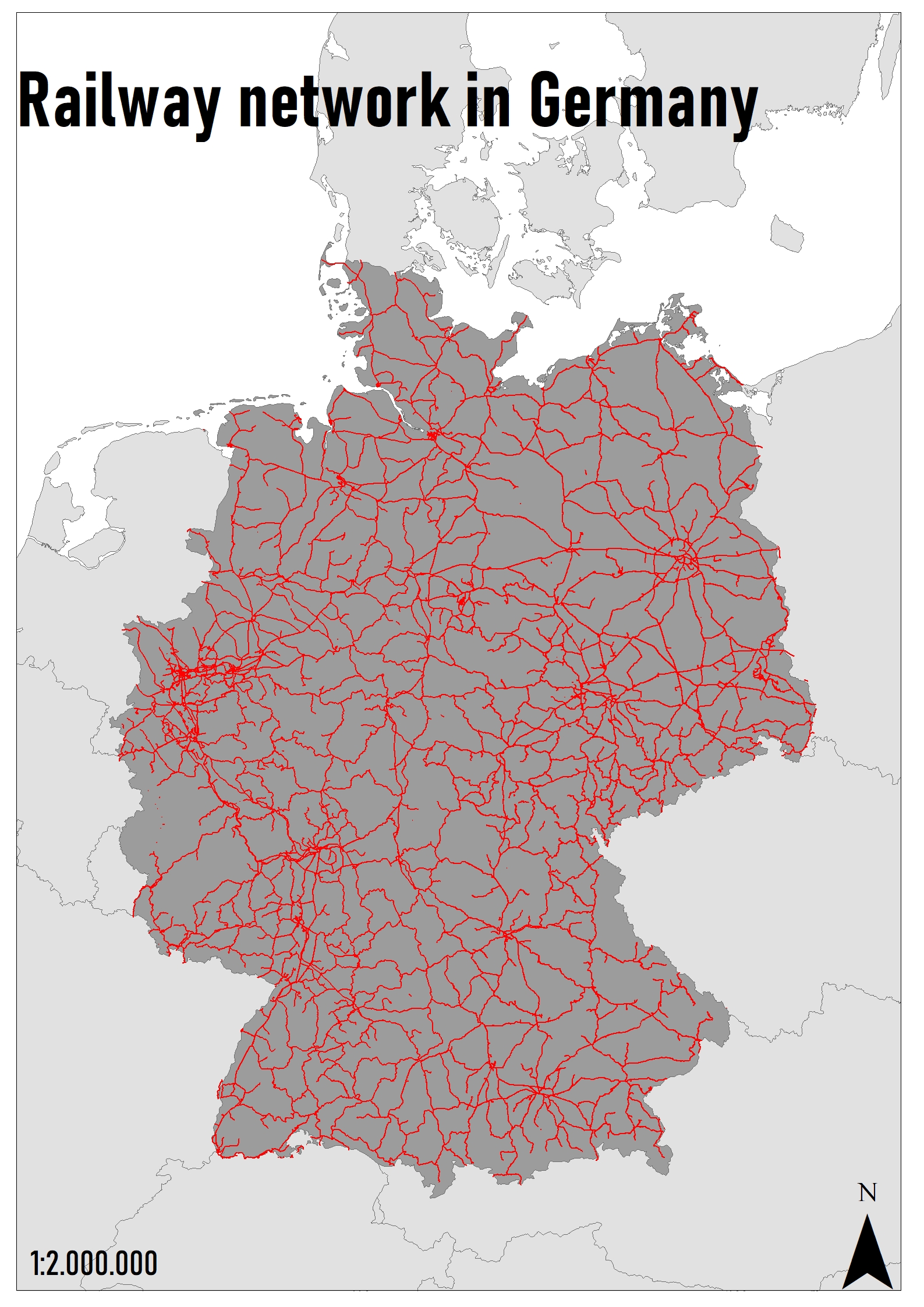 The German Railway Network Maps