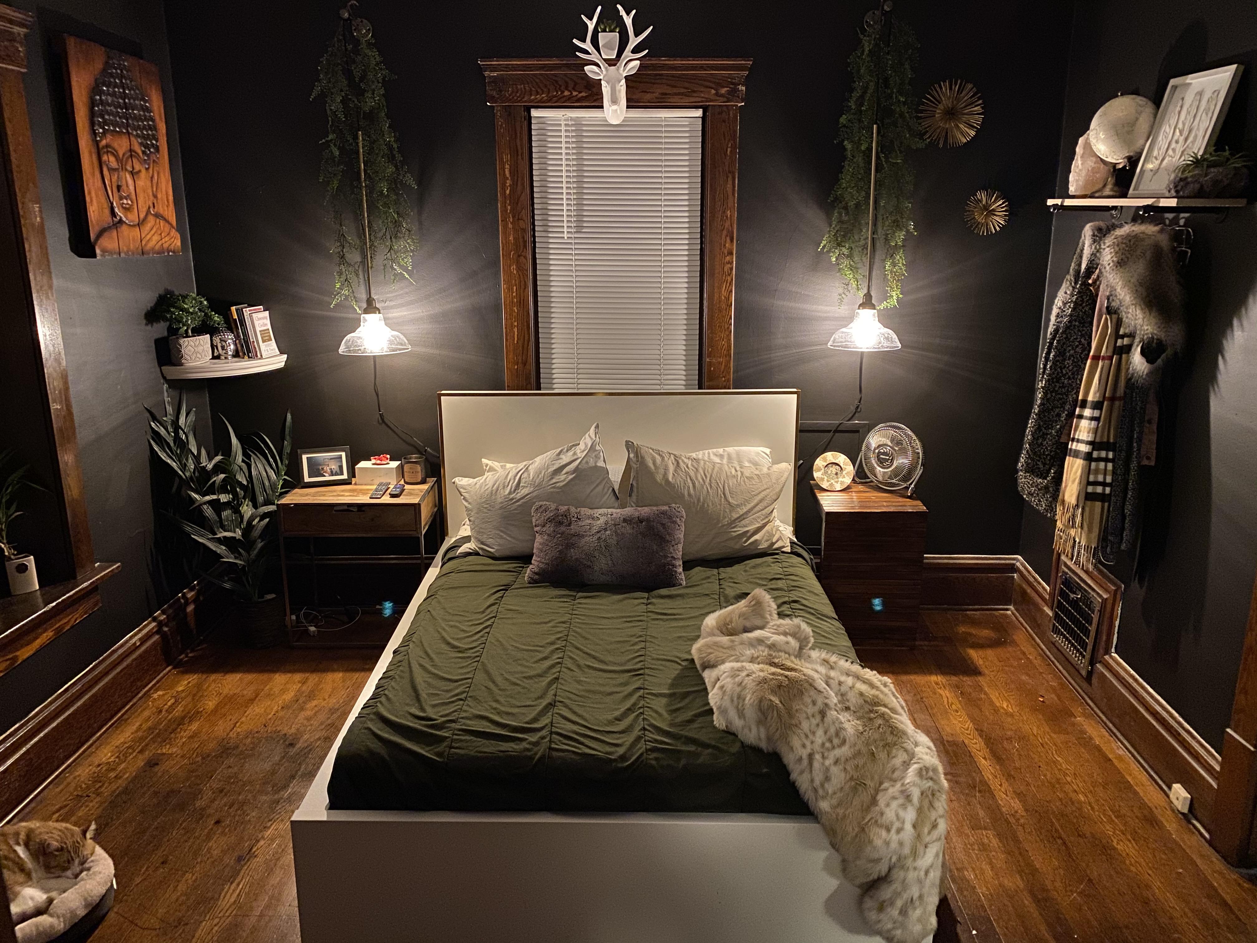 “Never paint a room black” they said. r/CozyPlaces