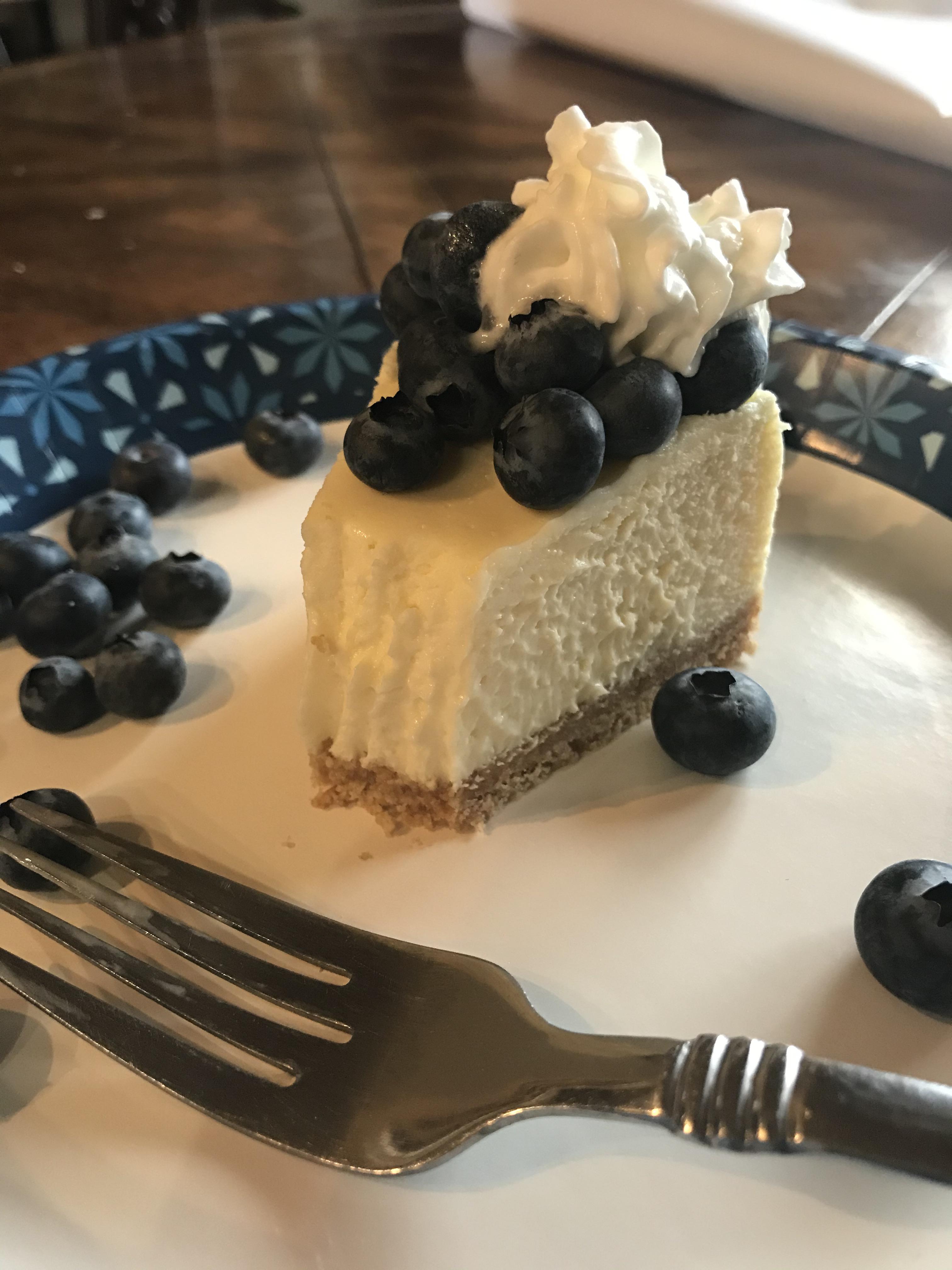Instant Pot cheesecake 17The middle was slightly less firm in the center after refrigeration