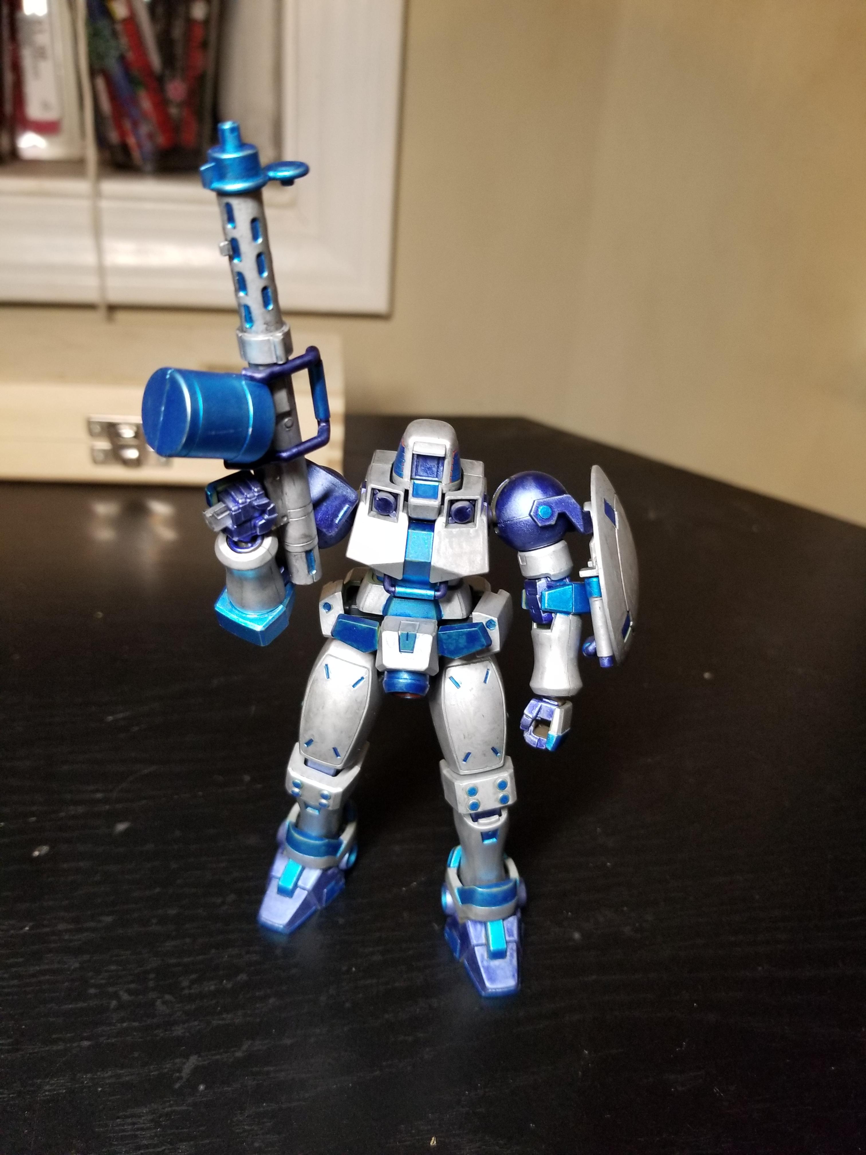 First painted kit was just screwing around with the metallic gundam