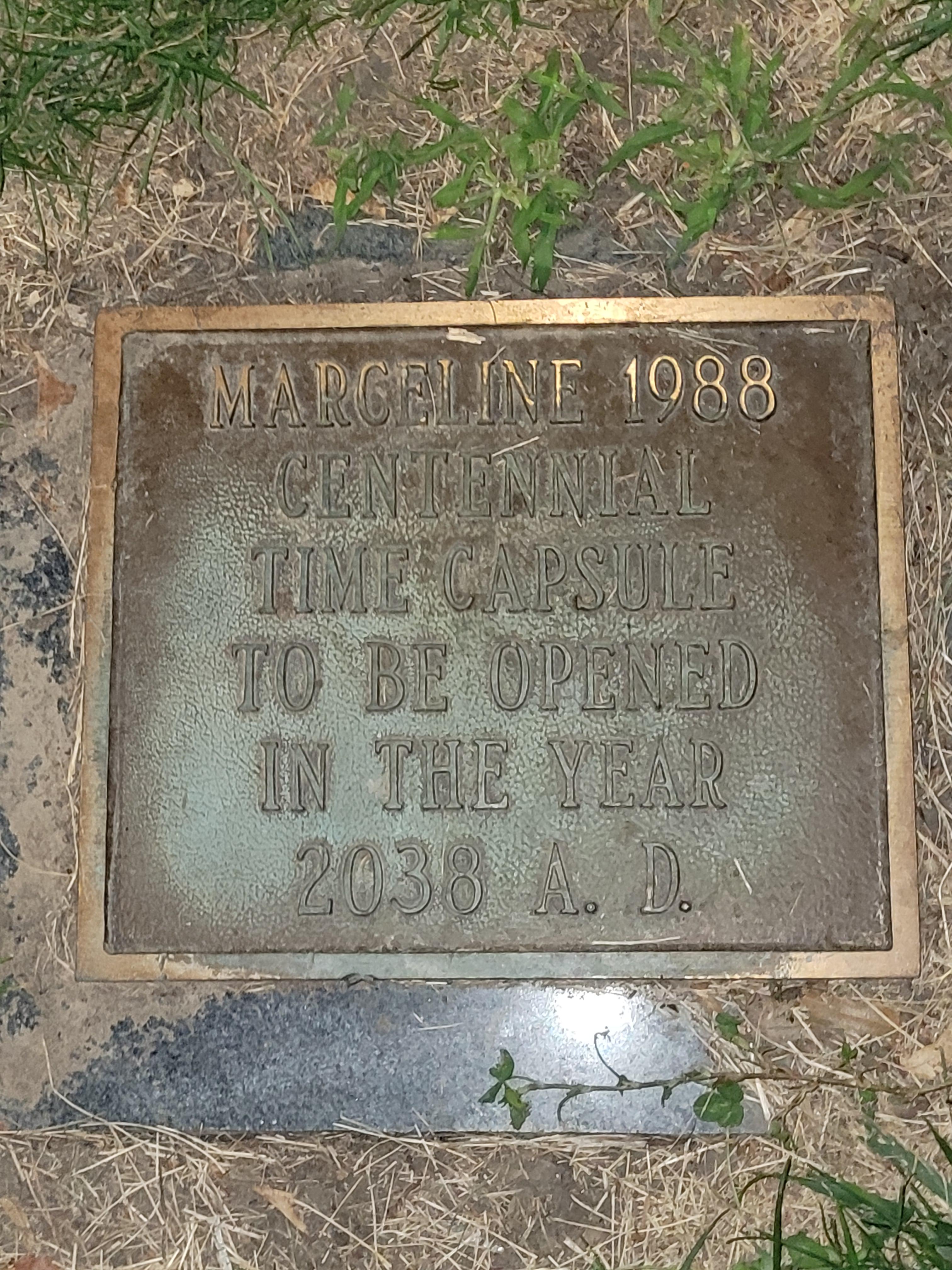 I found a time capsule from 1988 in Marceline Missouri that won't be