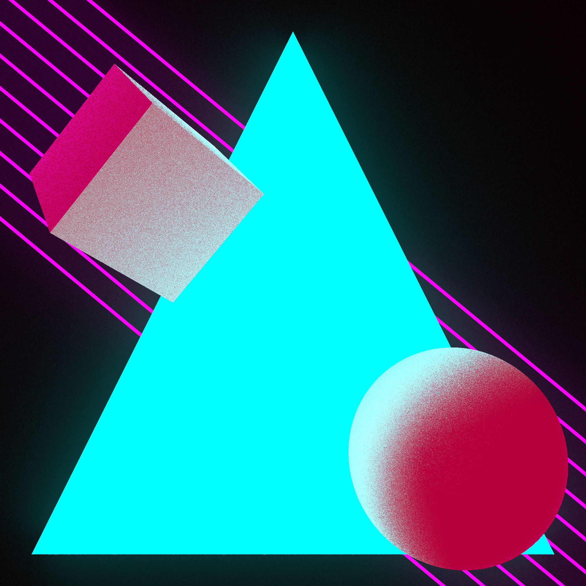 A neon album cover style art i made a while back, wanted to share it