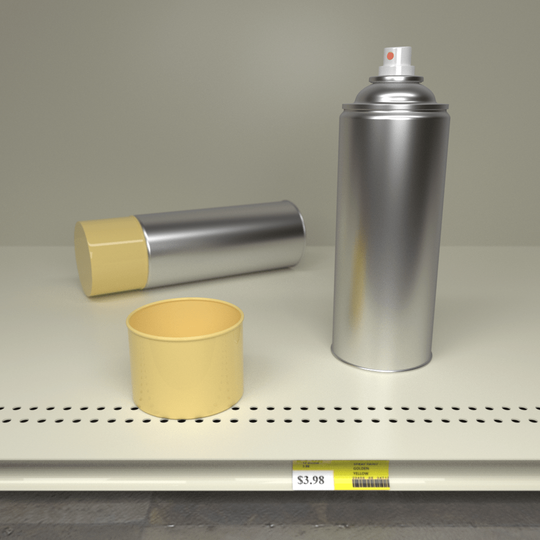 Final Spray Paint Cans Render r/blender