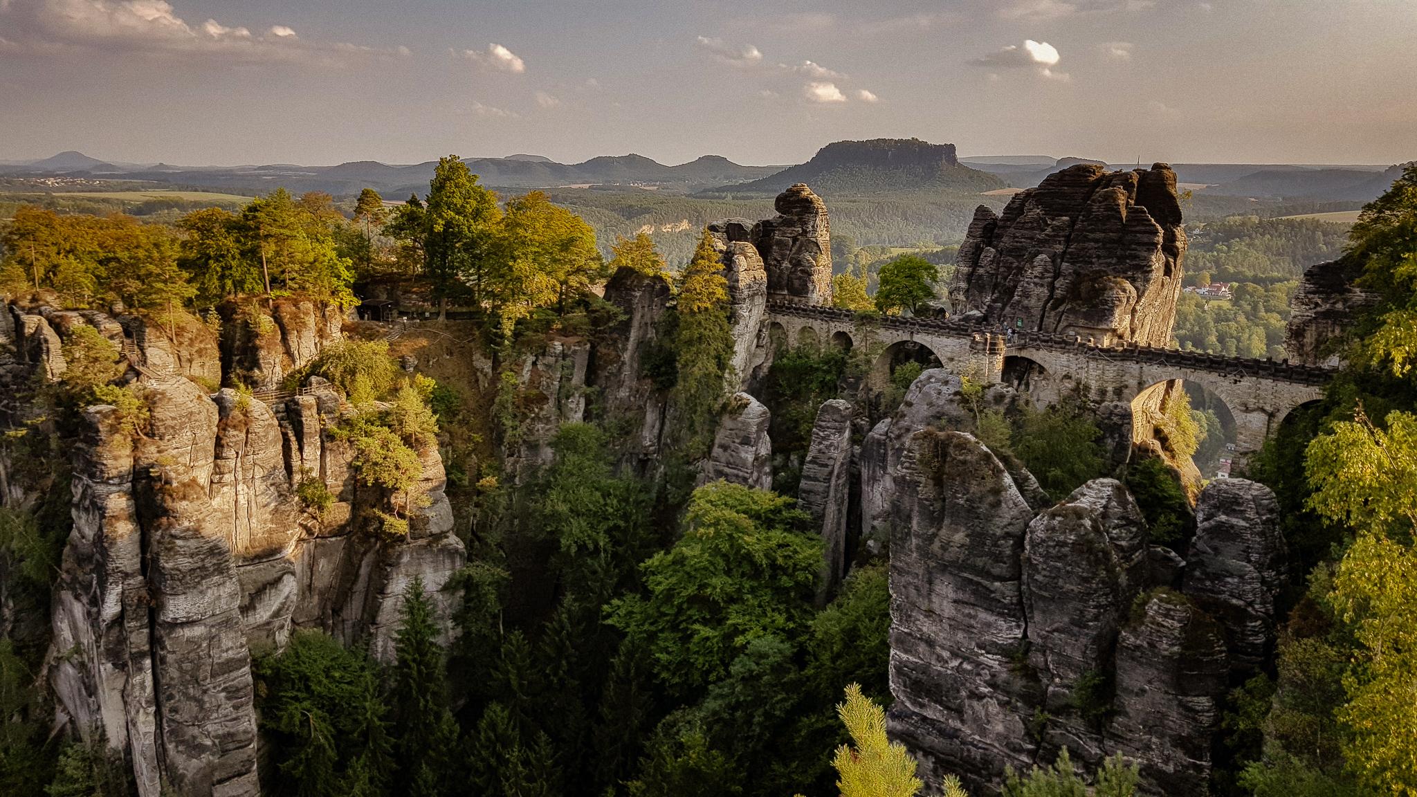 One of our stops at our roadtrip through Saxony this week. Bastei