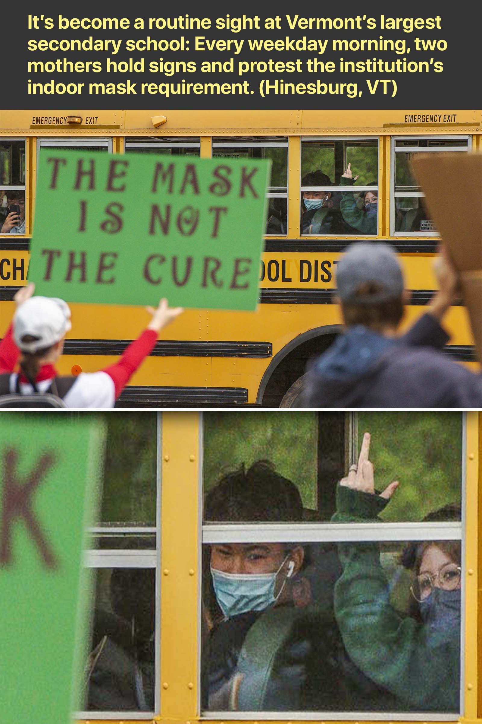 It’s a routine sight at Vermont’s largest secondary school