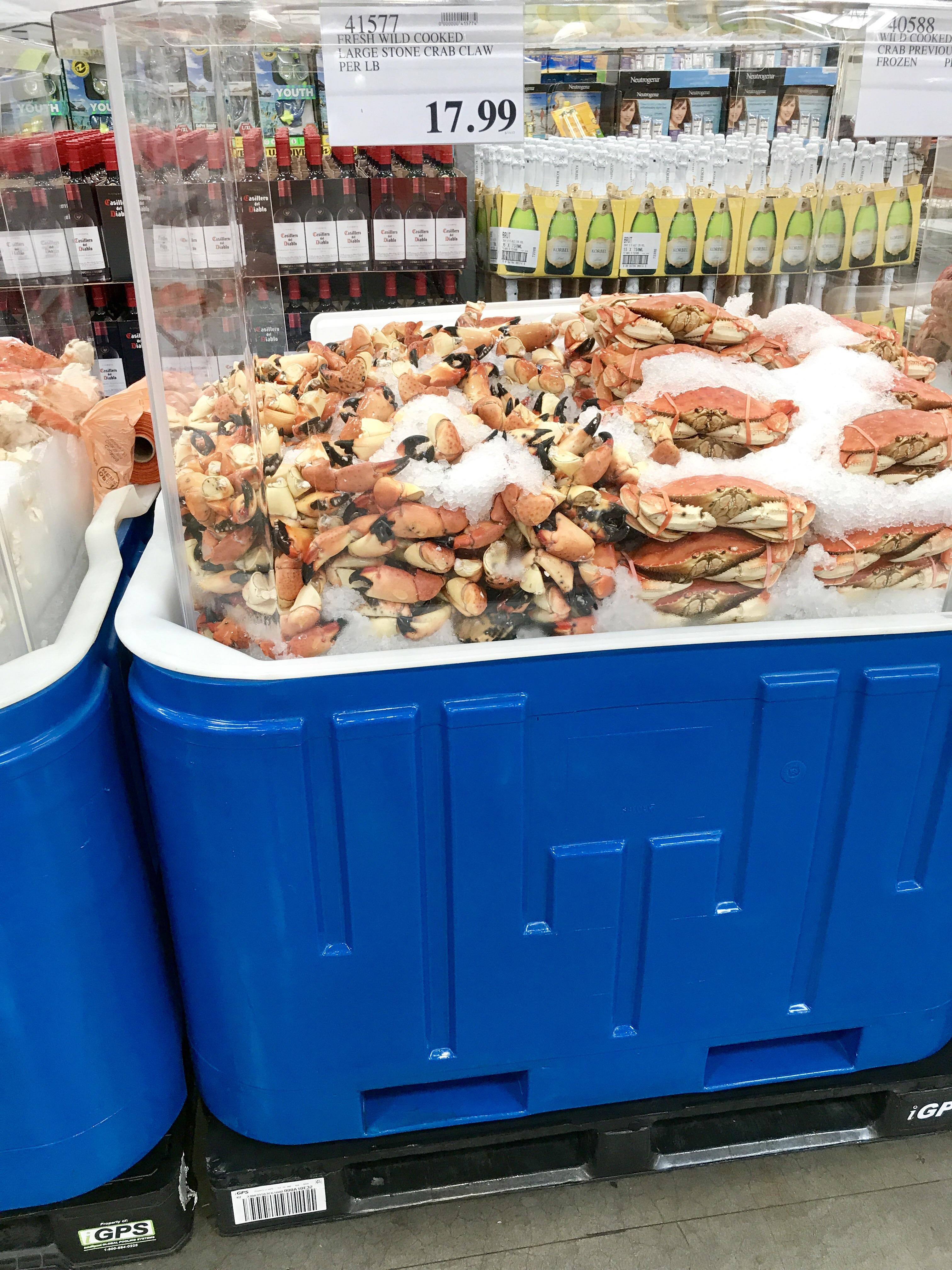 Feasting like a king today Large Stone Crabs r/Costco