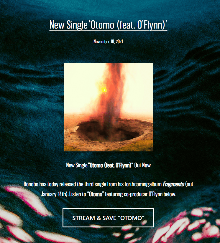 Otomo OUT NOW! r/Bonobo