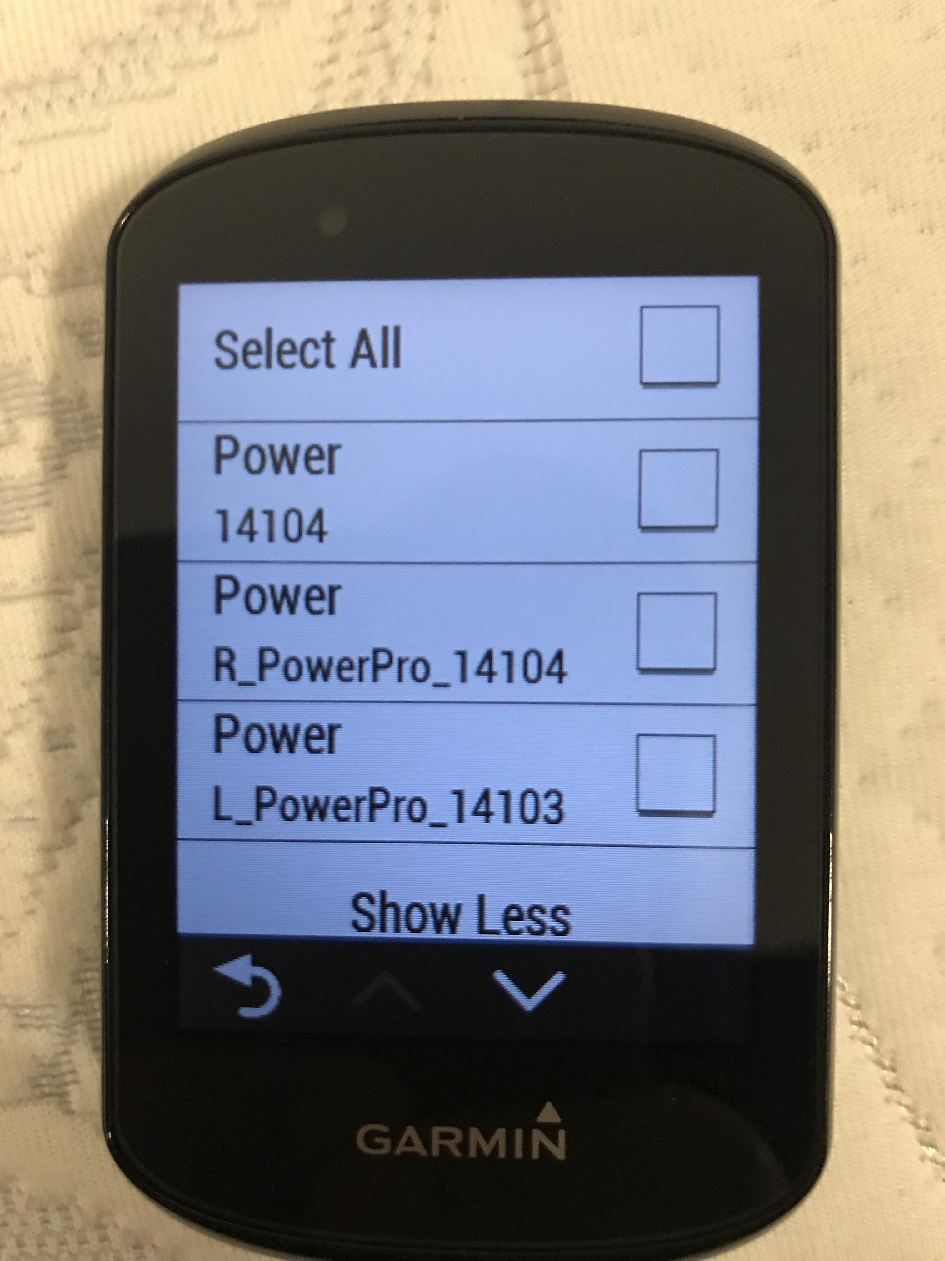 830 & Giant Power Pro. What’s this third power meter? Ignore it? r/Garmin