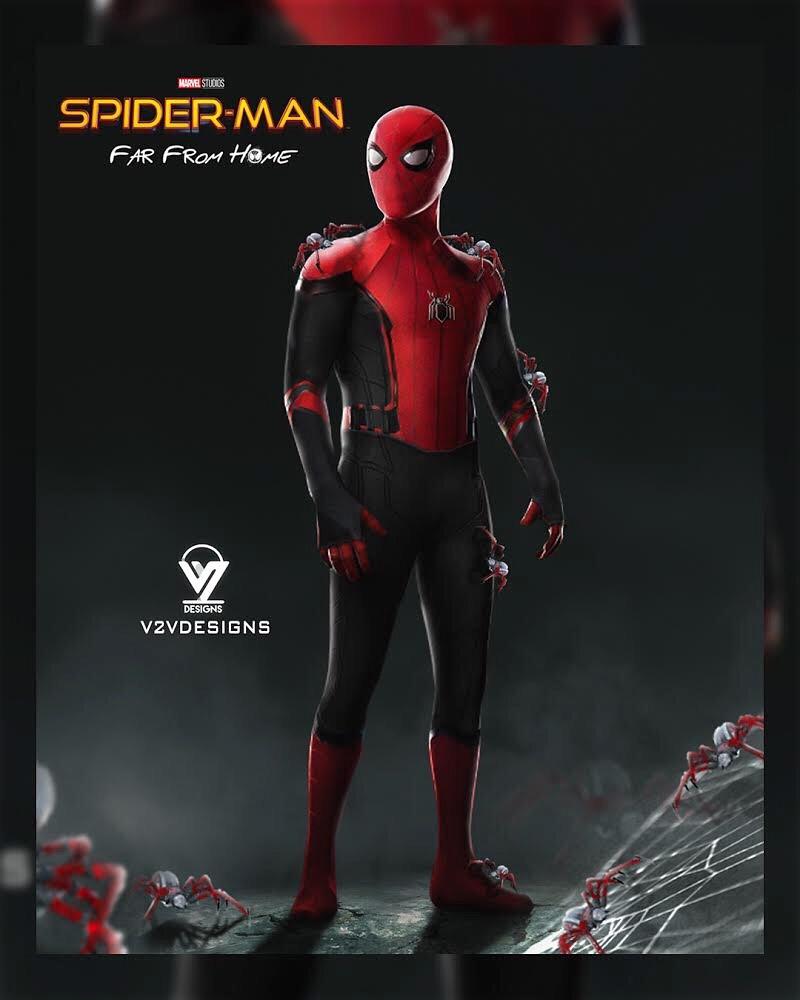 SpiderMan far from home concept art by v2vdesigns marvelstudios