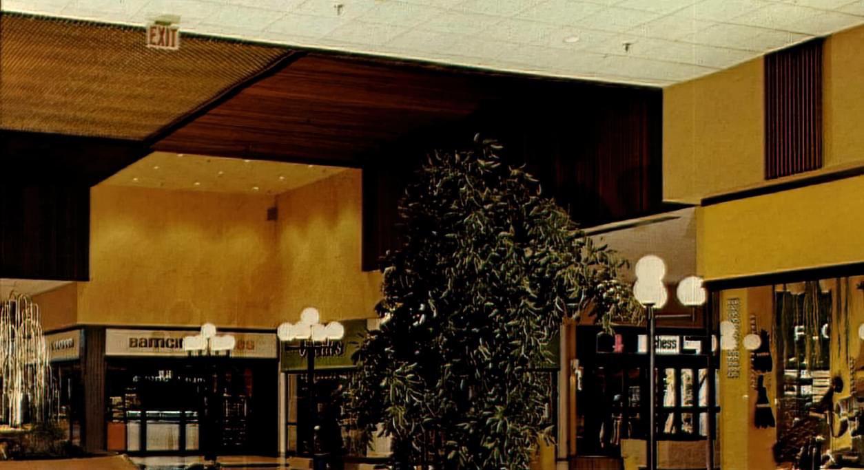 Cloverleaf Mall, Richmond, Virginia, circa 1973. From an ad for Conwed