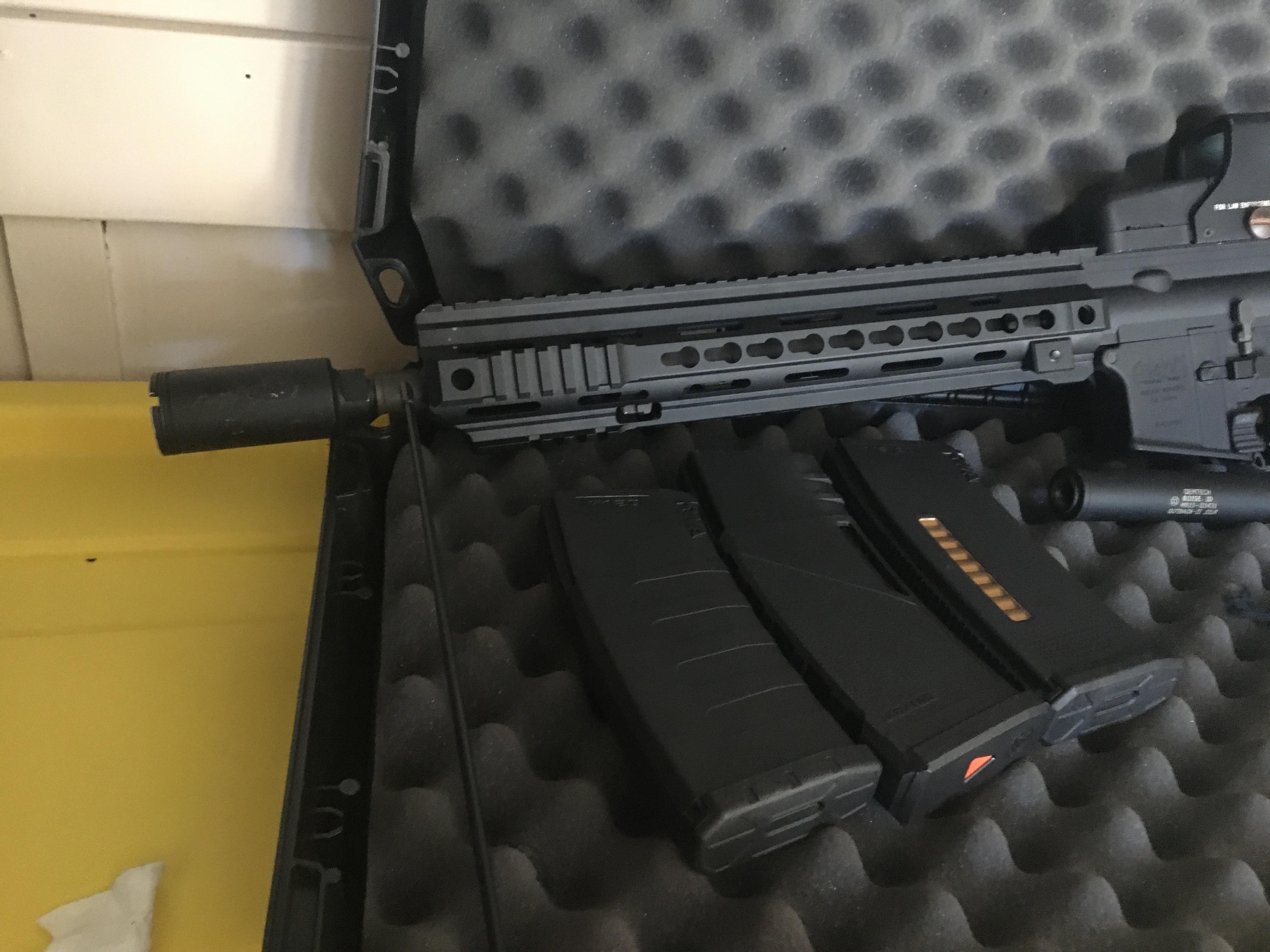 Trying to shorten my total rail and barrel length anyone know any good