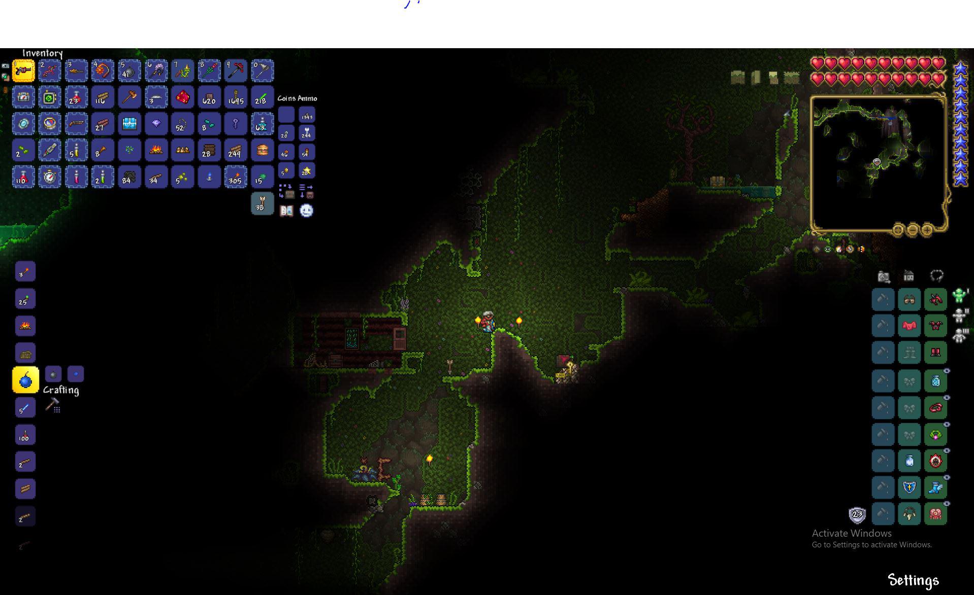 What is this chest thats following me in prehardmode r/Terraria
