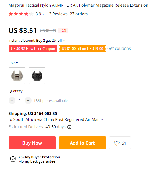 Interesting AliExpress review I found Aliexpress