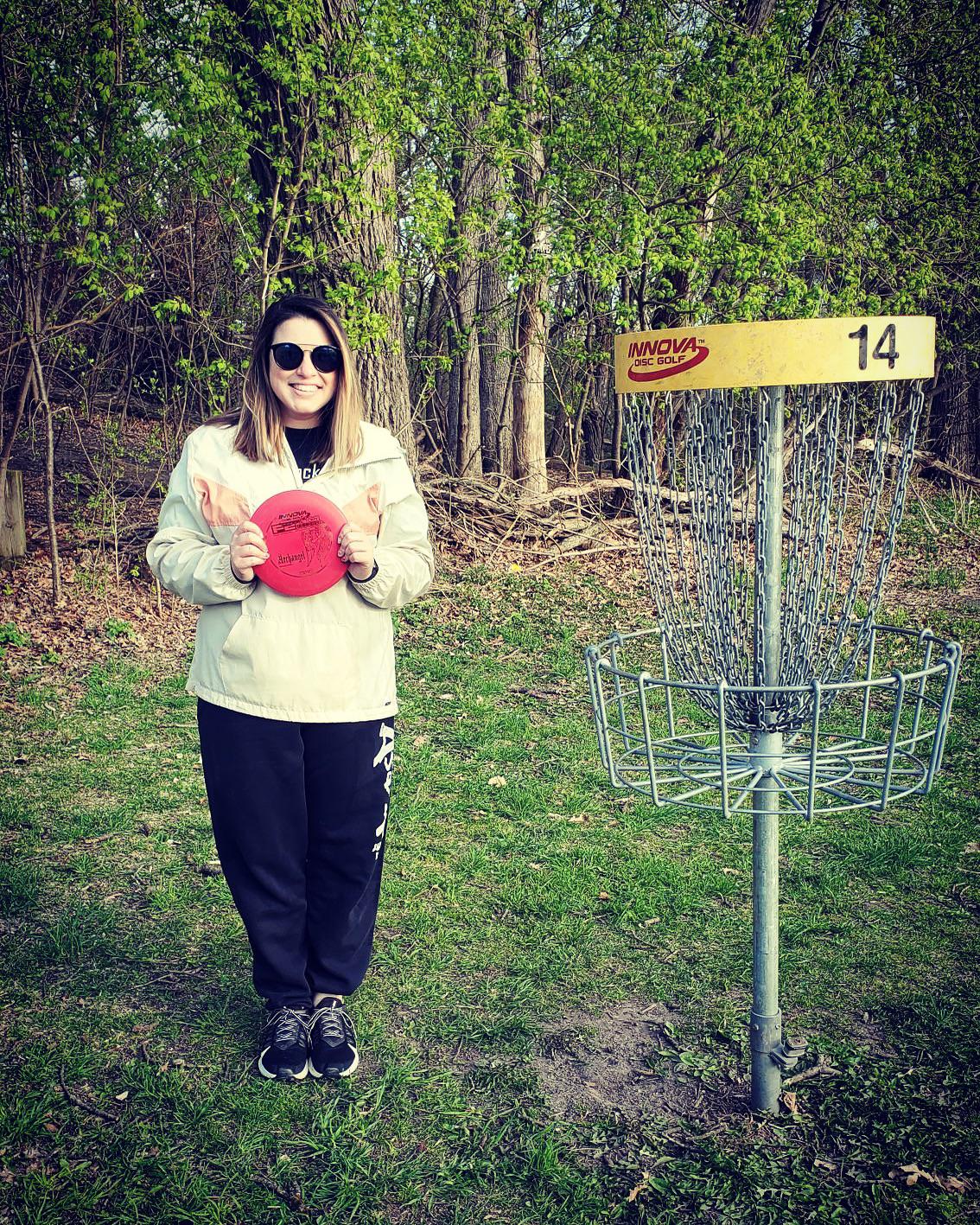 Got my first ace today! White River Disc Golf Course in Lake Geneva, WI