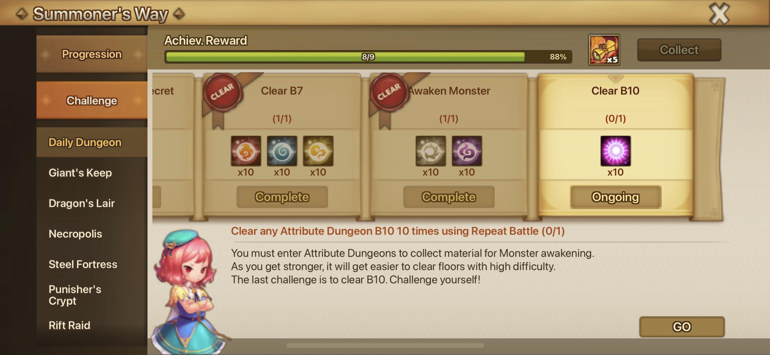 Help, quest not finishing r/summonerswar