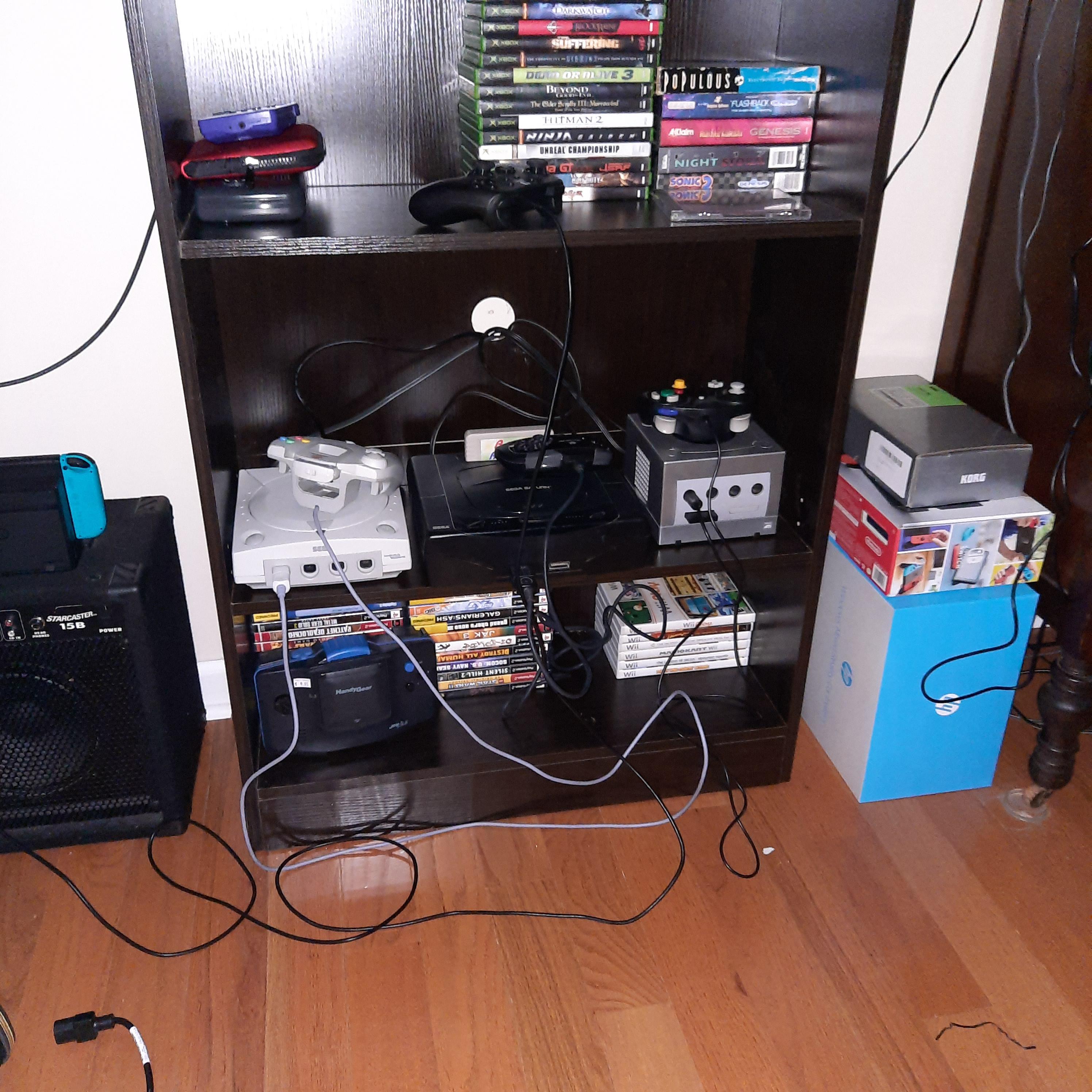 I am a dreamcast, saturn, game gear, genisis, gameboy, ps1, and