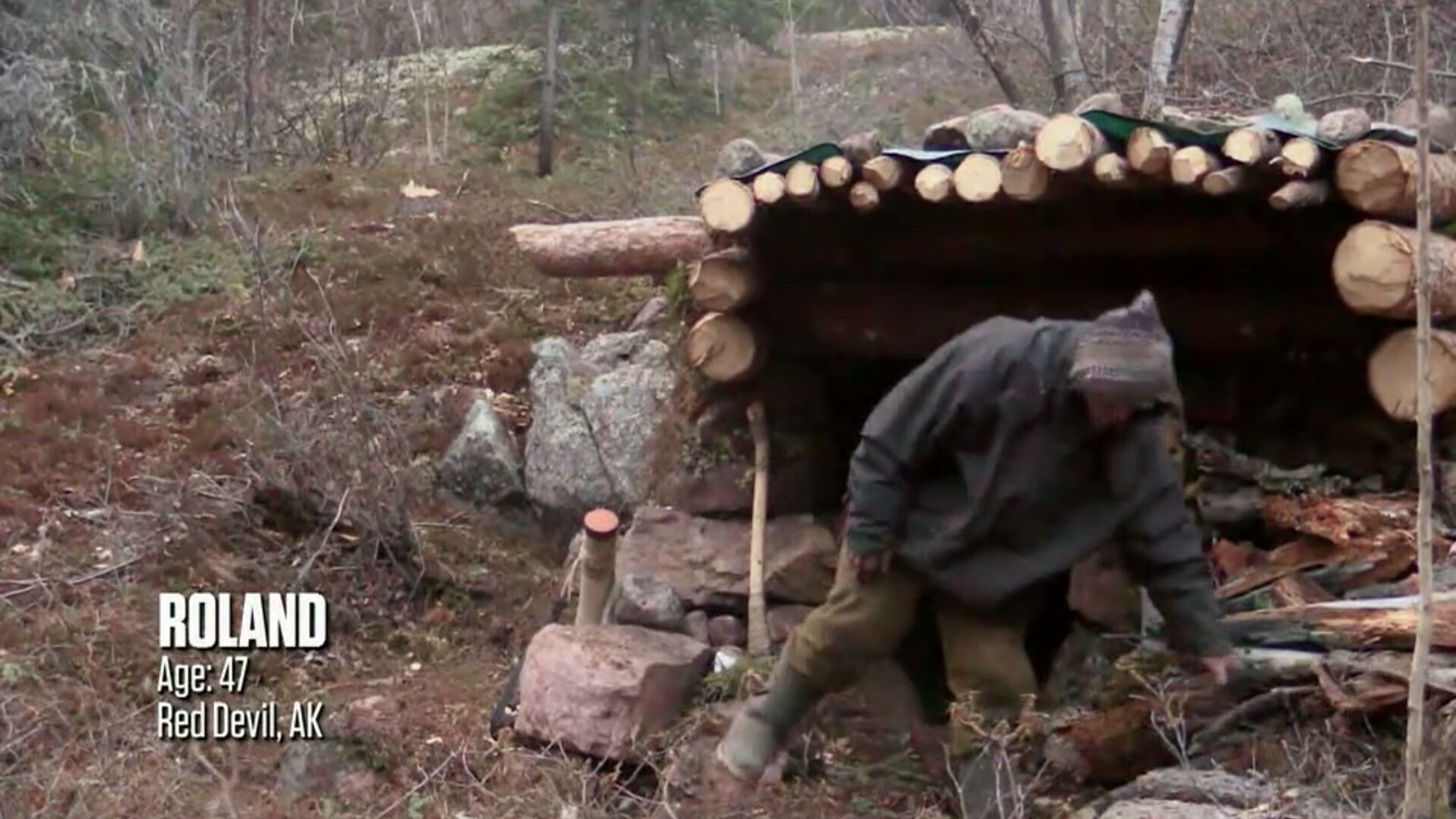 Roland has a shelter tarp on his roof? But it's not one of his 10 items