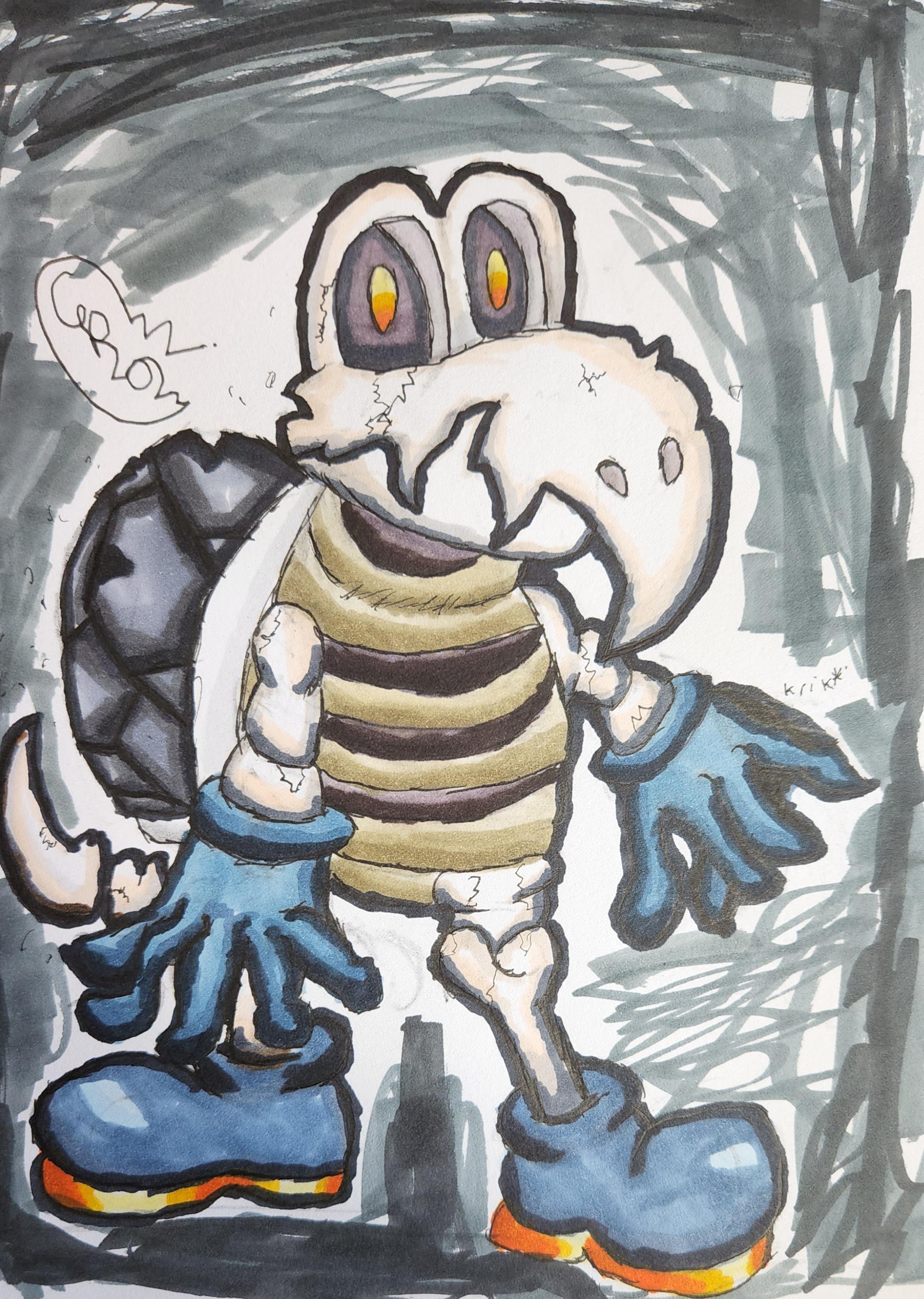 I drew Dry Bones! r/gaming