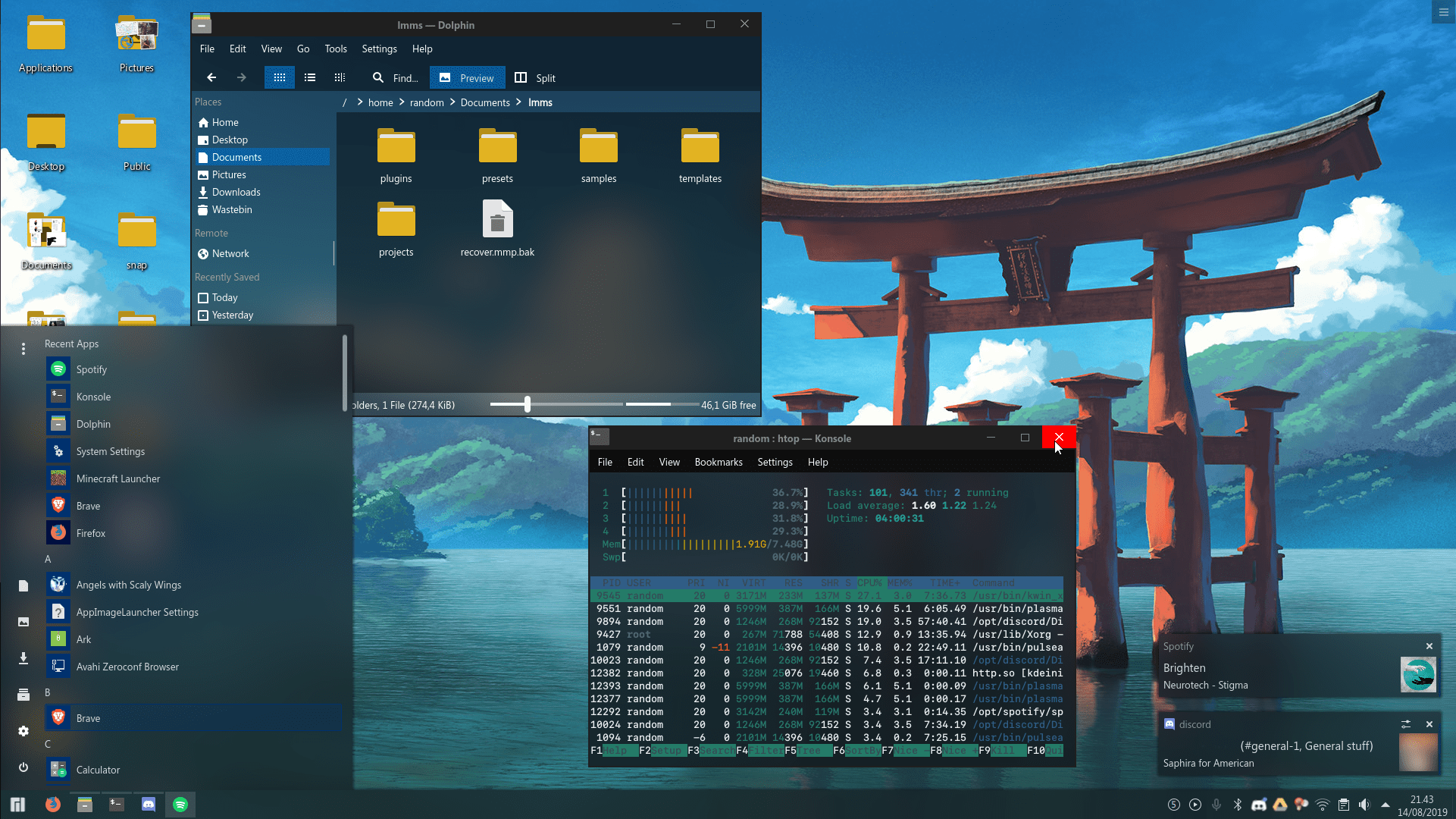 [Plasma] Windowslike, but still with a Linux touch unixporn
