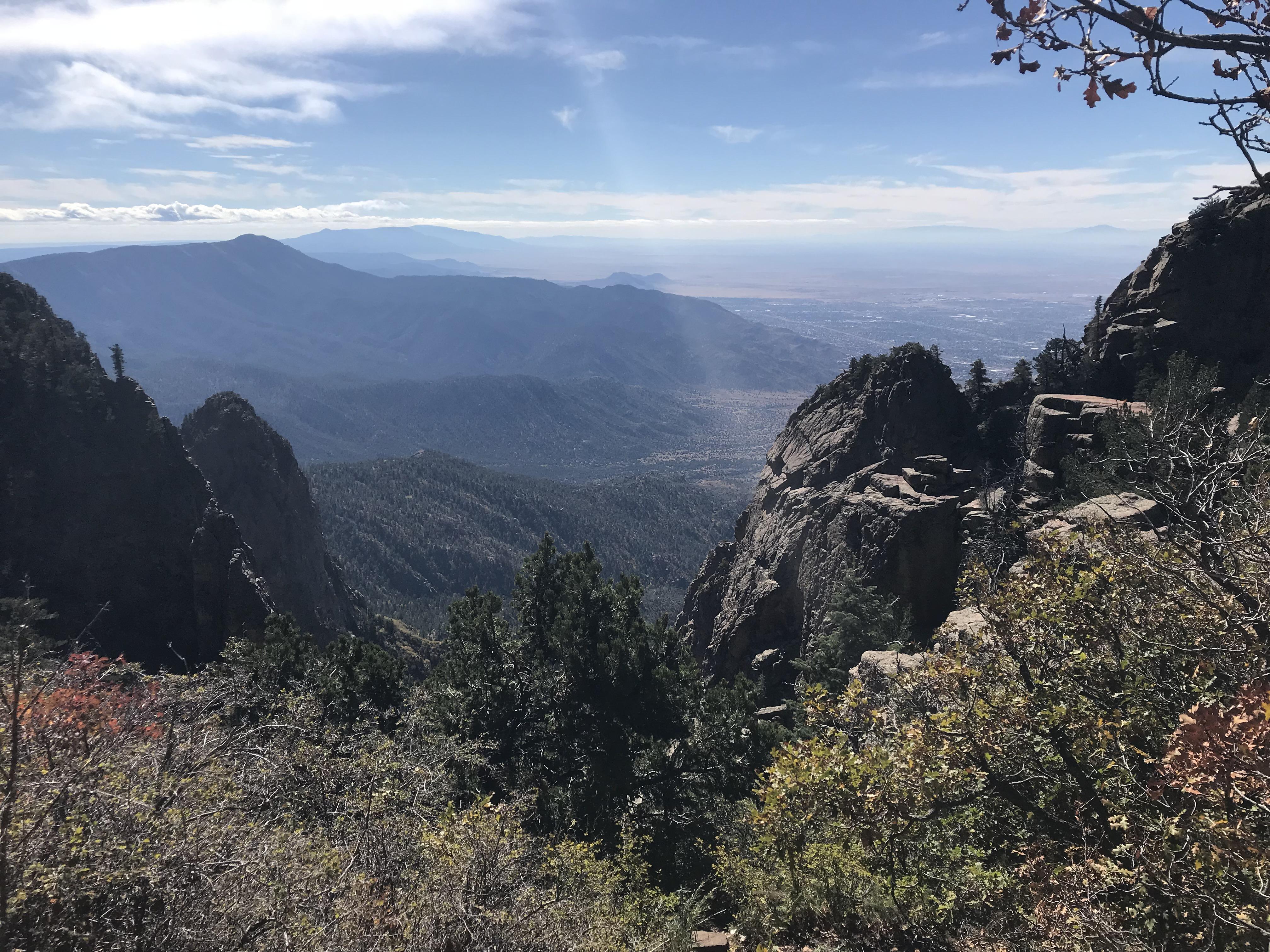 Made it to the top of La Luz the views were spectacular. Albuquerque is