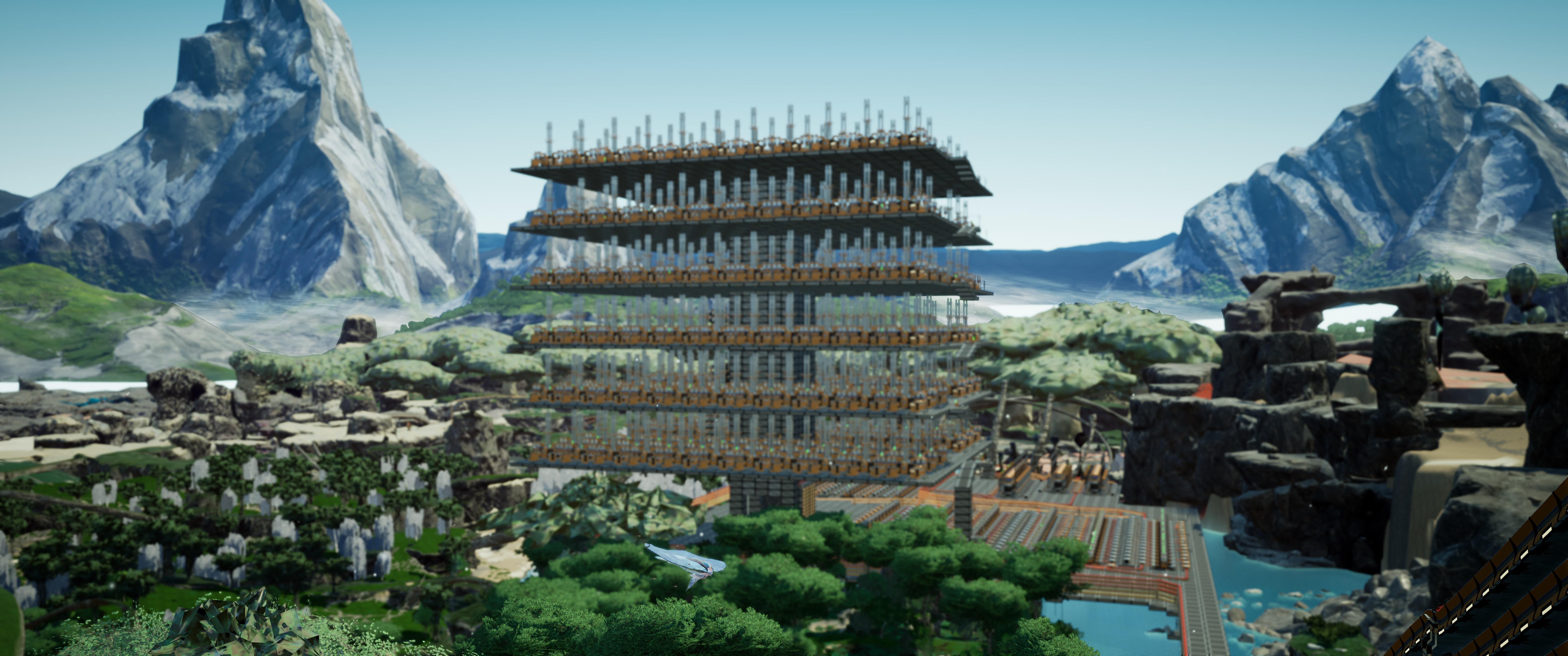 The Tower of Power 396 Fuel Generators 59,400 MW r/SatisfactoryGame