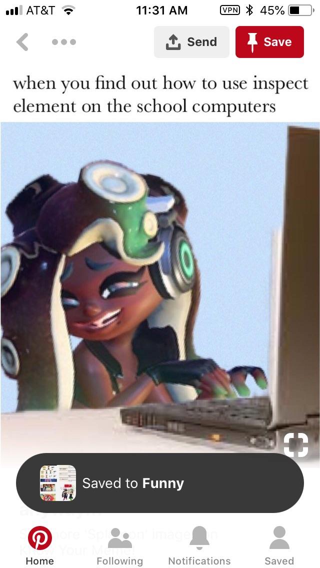 Ayy! The meme is no longer restricted to reddit! splatoon