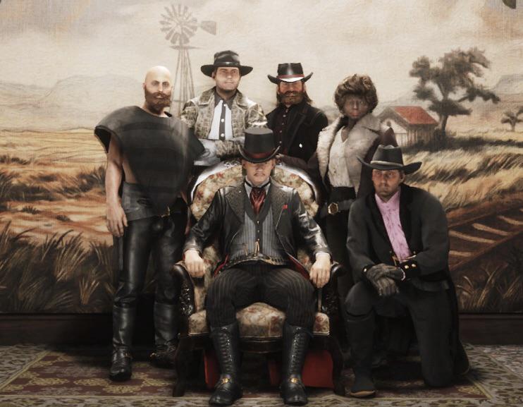 Finally got all of my friends online for a posse portrait