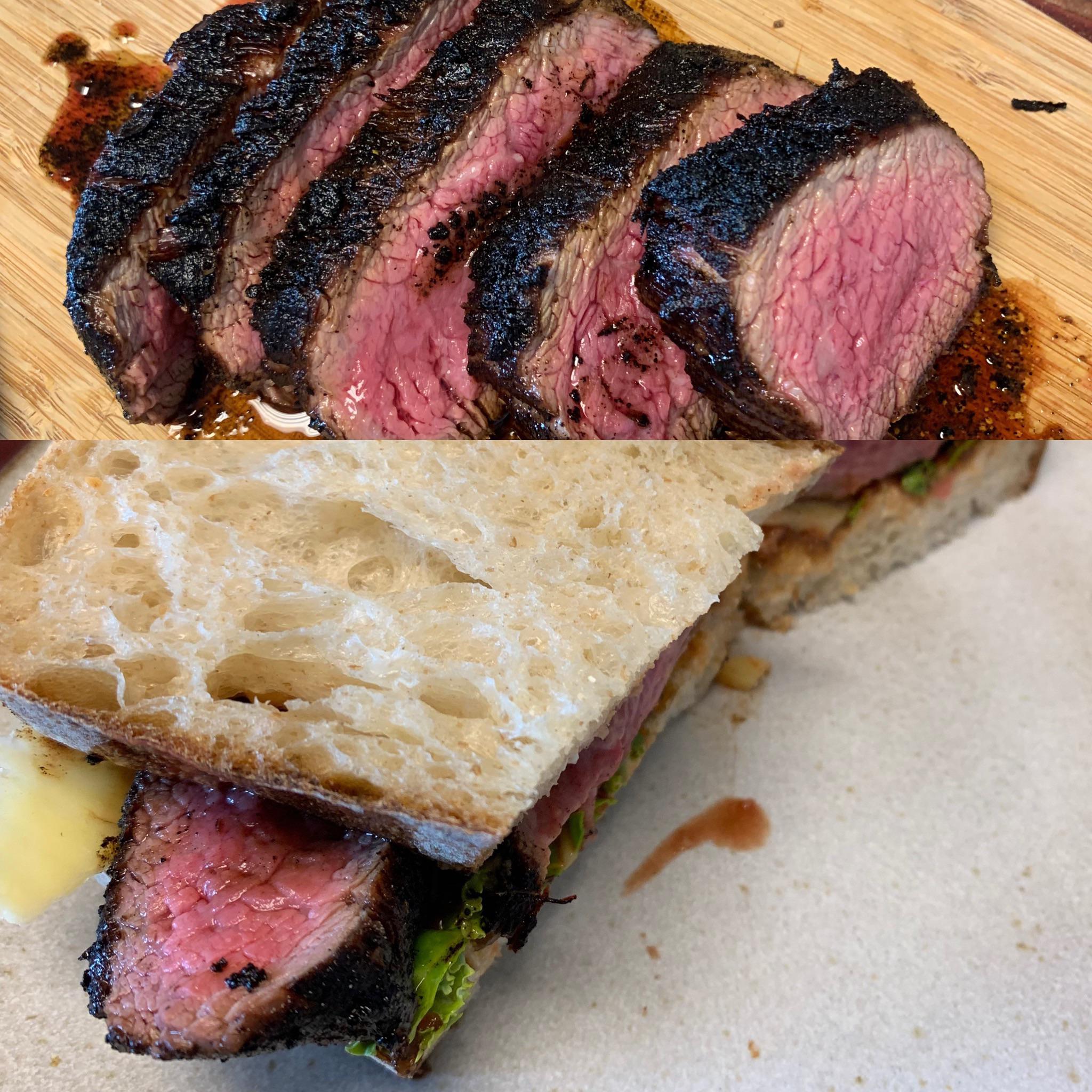 Homemade Tritip sandwich r/tonightsdinner