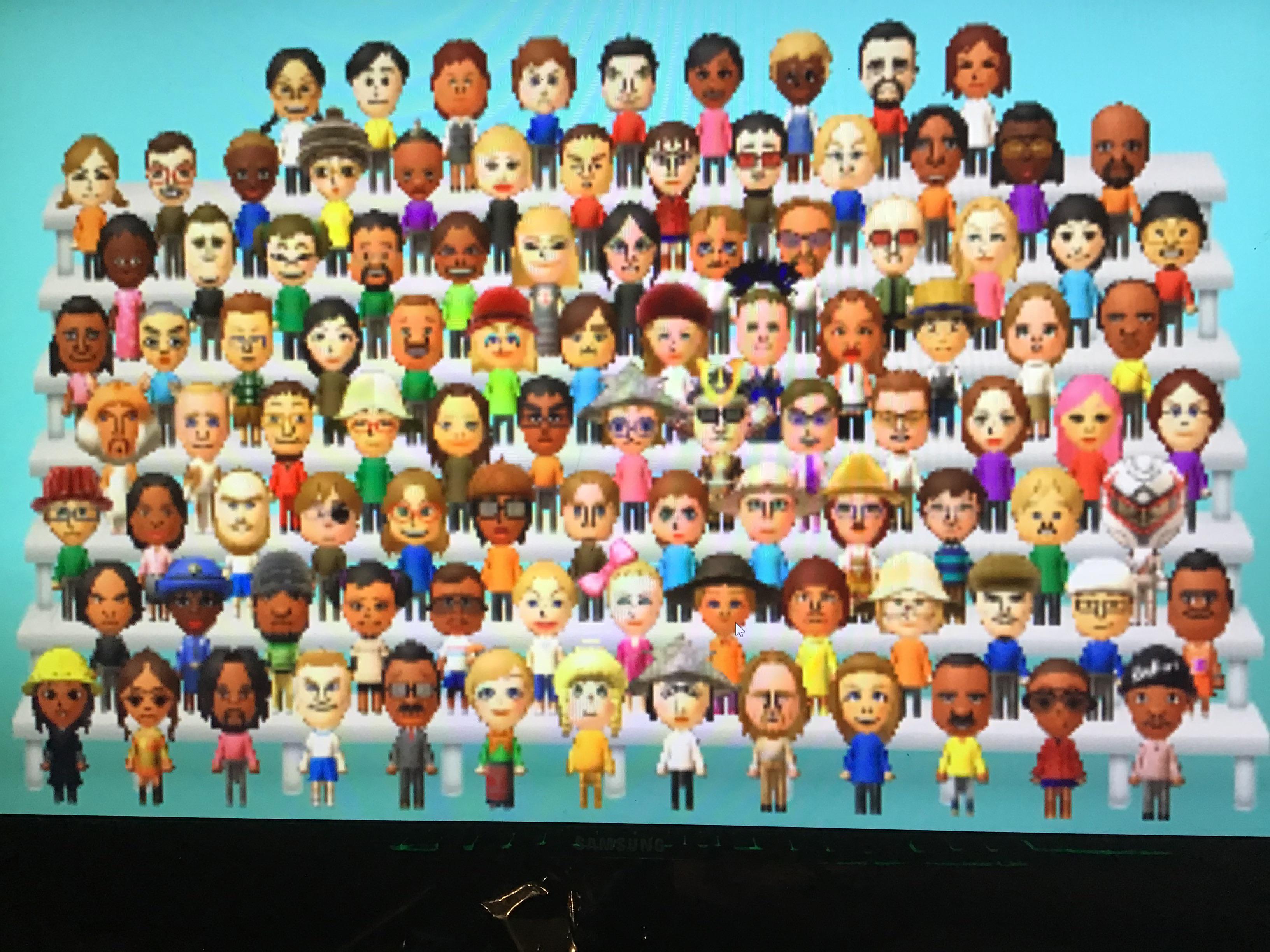 Was bored and made an island of all wii sports miis, for a fun