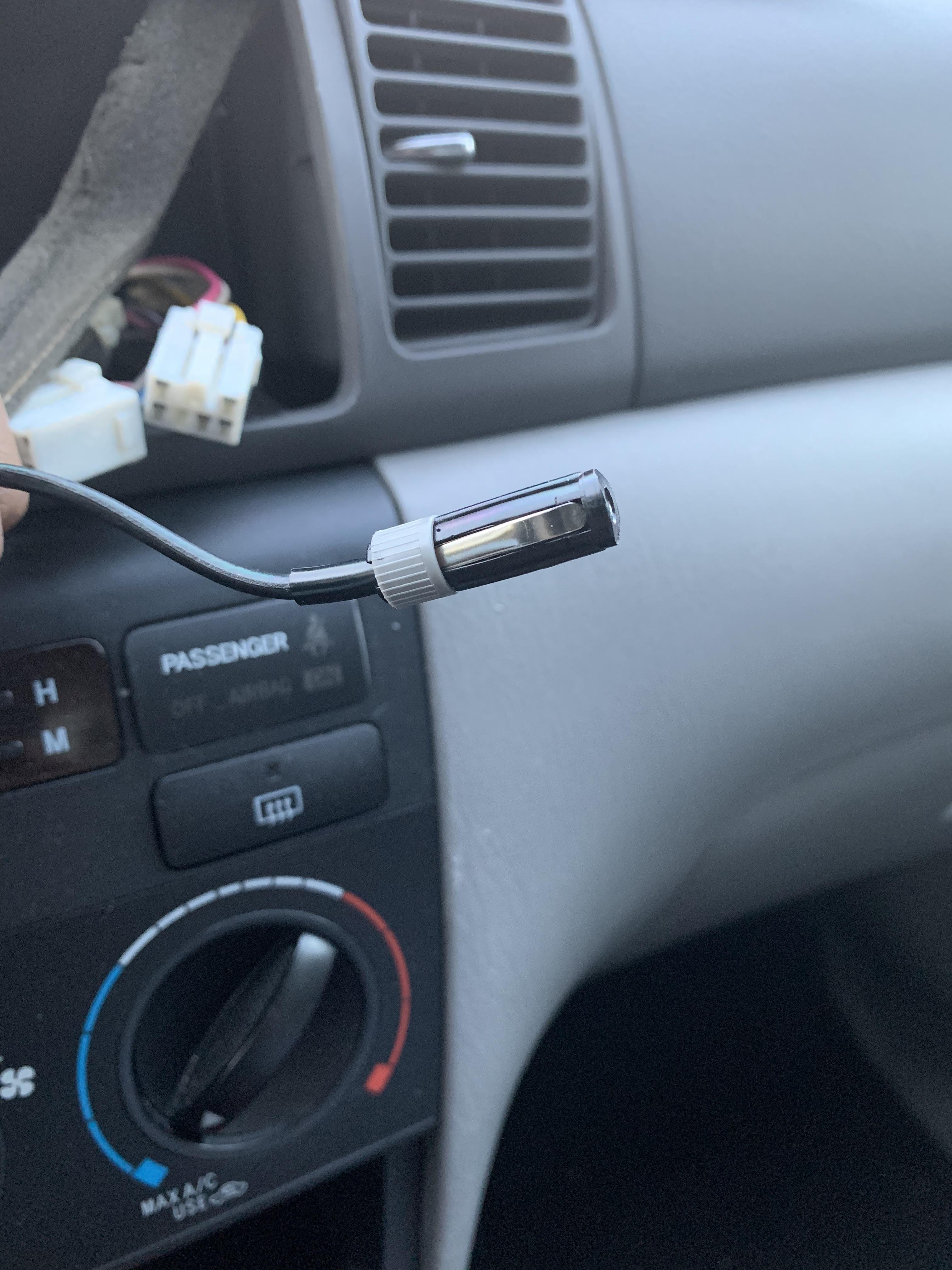 The connector tip for my radio broke off. Would cutting it and